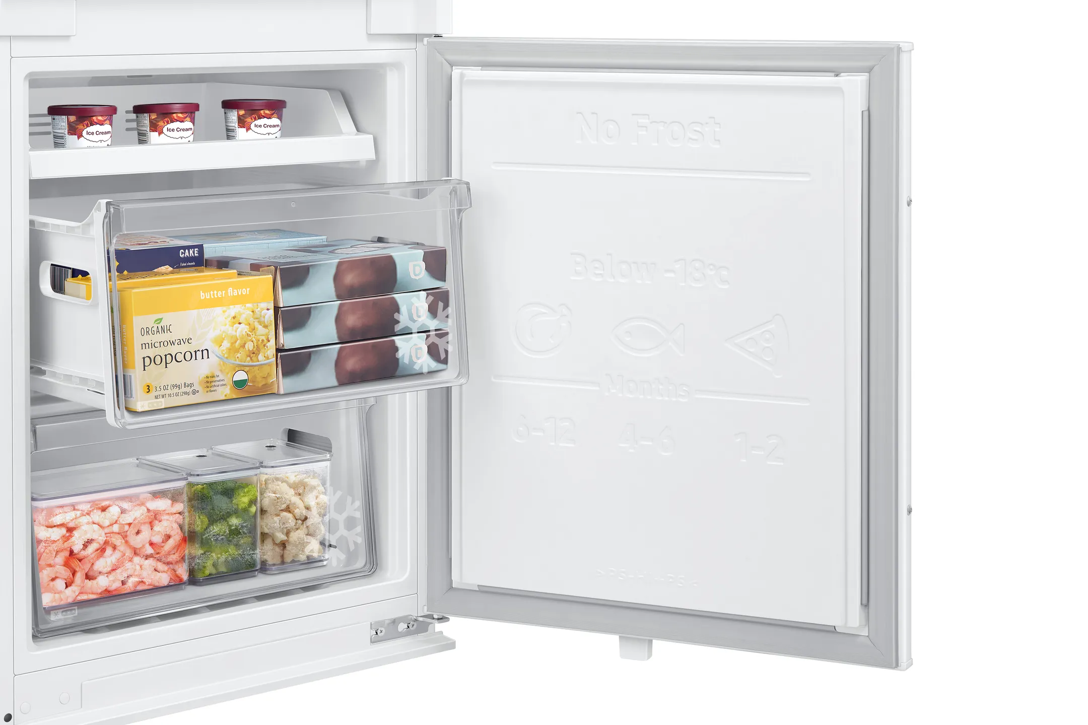 Combi Frigo congélateur encastrable Bespoke AI BRB80F30AES0EF