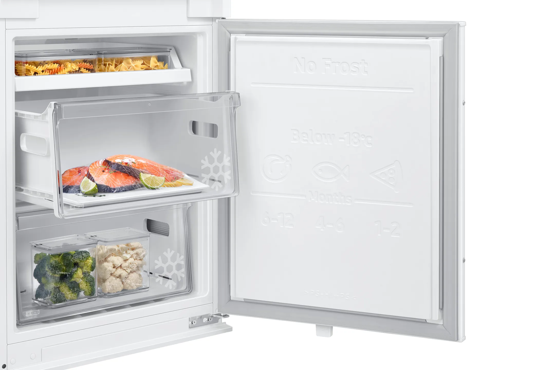 Combi Frigo congélateur encastrable Bespoke AI BRB80F30AES0EF
