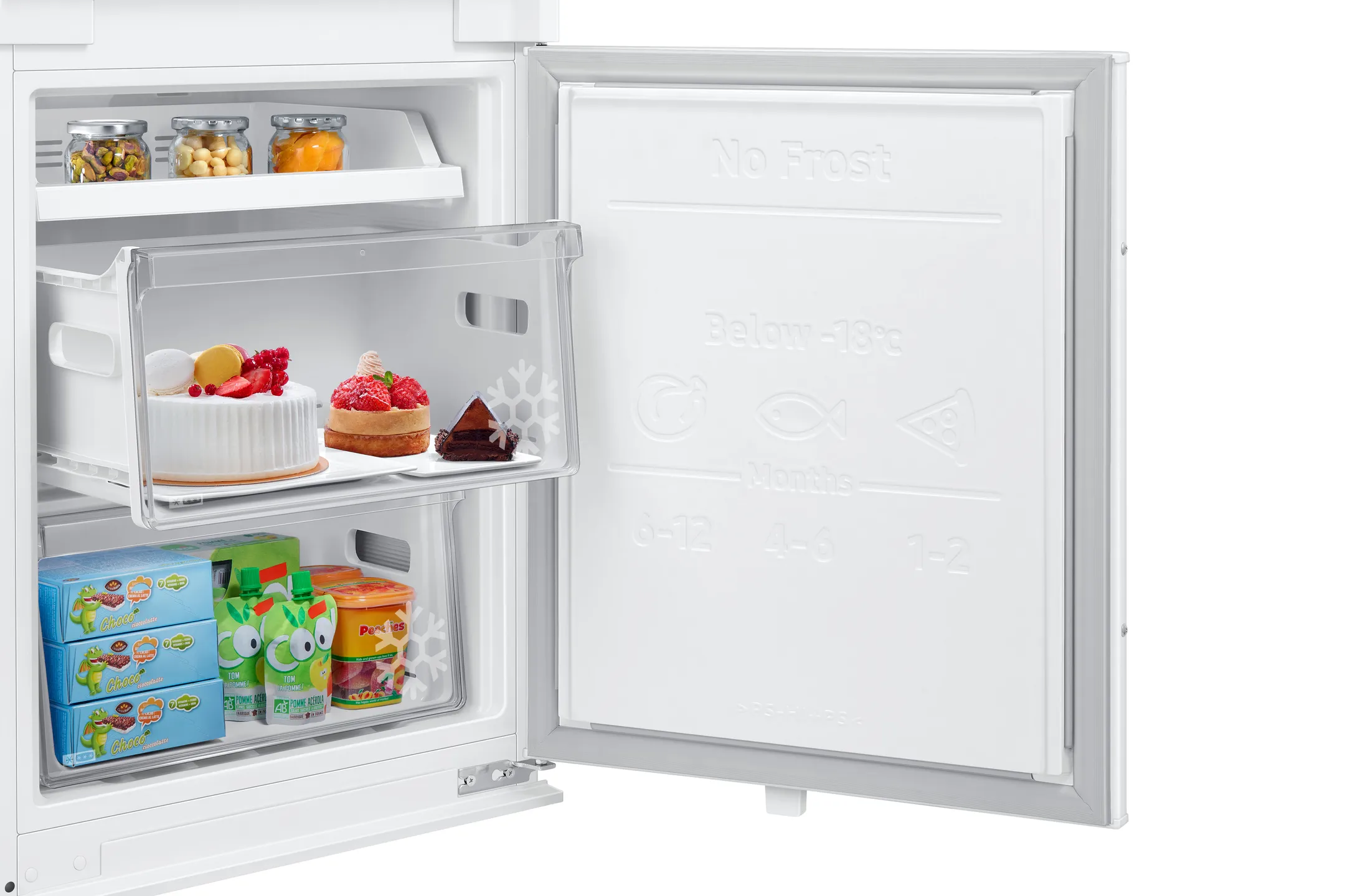 Combi Frigo congélateur encastrable Bespoke AI BRB80F30AES0EF