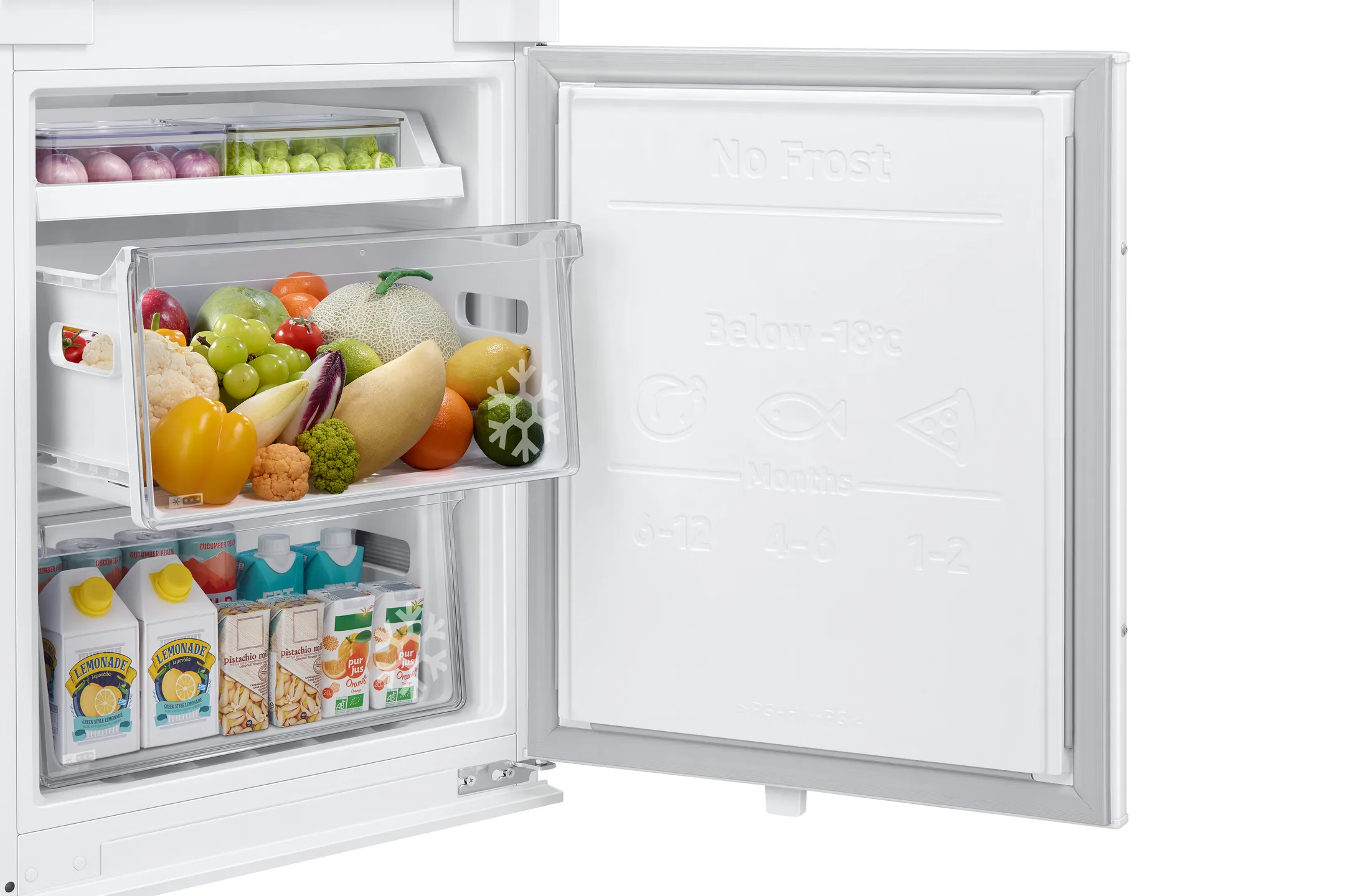 Combi Frigo congélateur encastrable Bespoke AI BRB80F30AES0EF