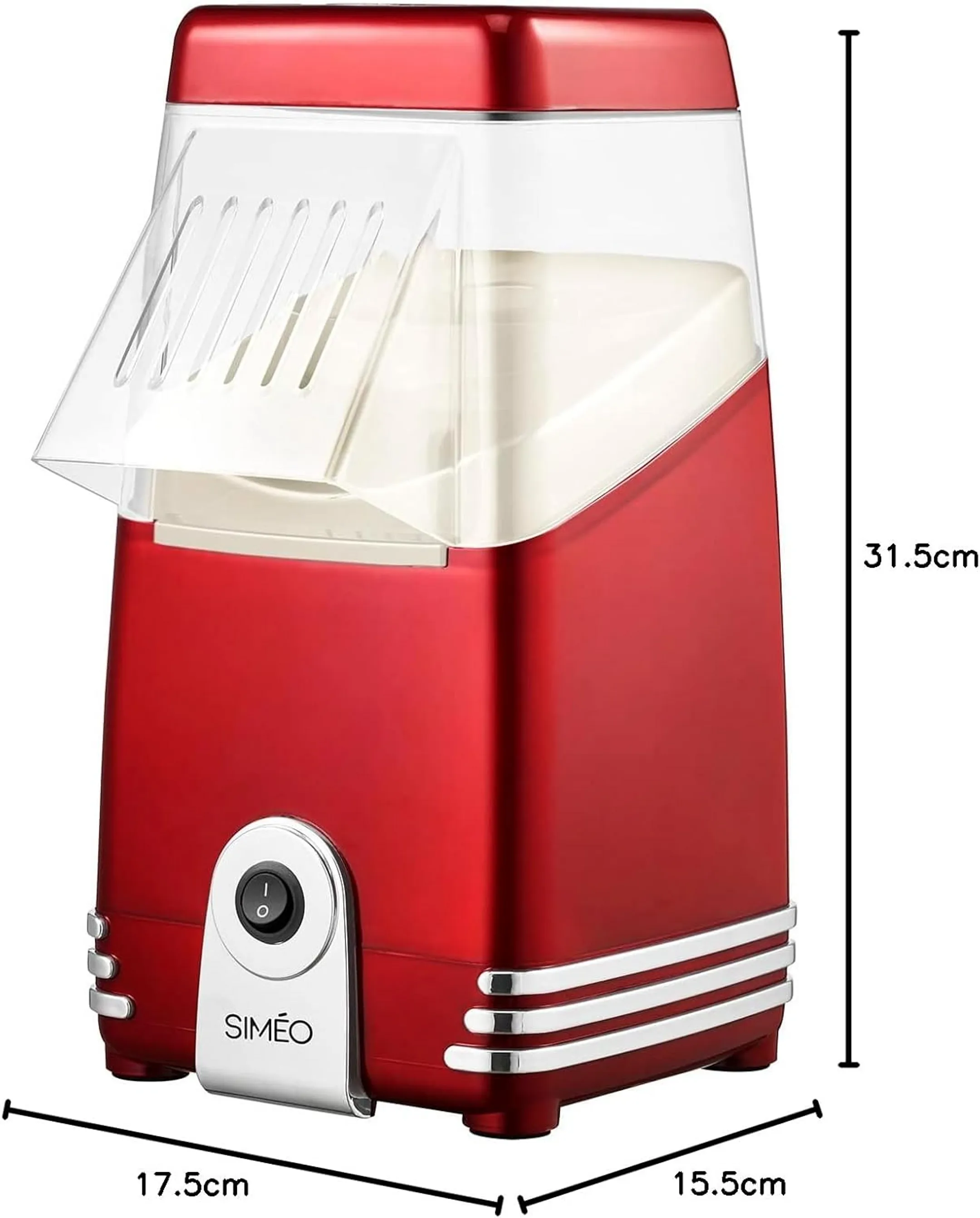 Siméo Machine à Pop-Corn FMP450 - Rouge image