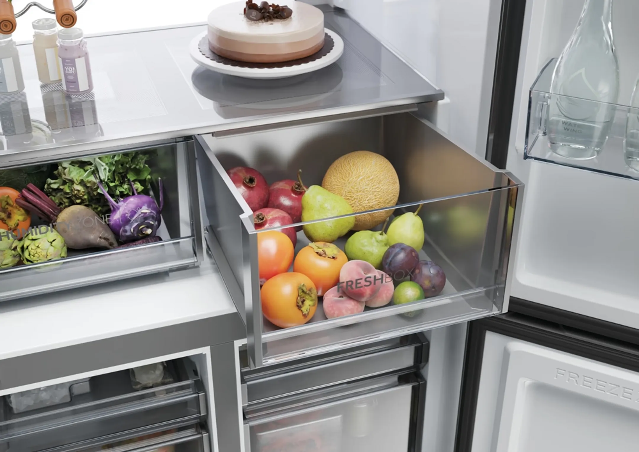 Haier Multi-door fridge Cube 90 Series 7 HCR79F19CNMD image