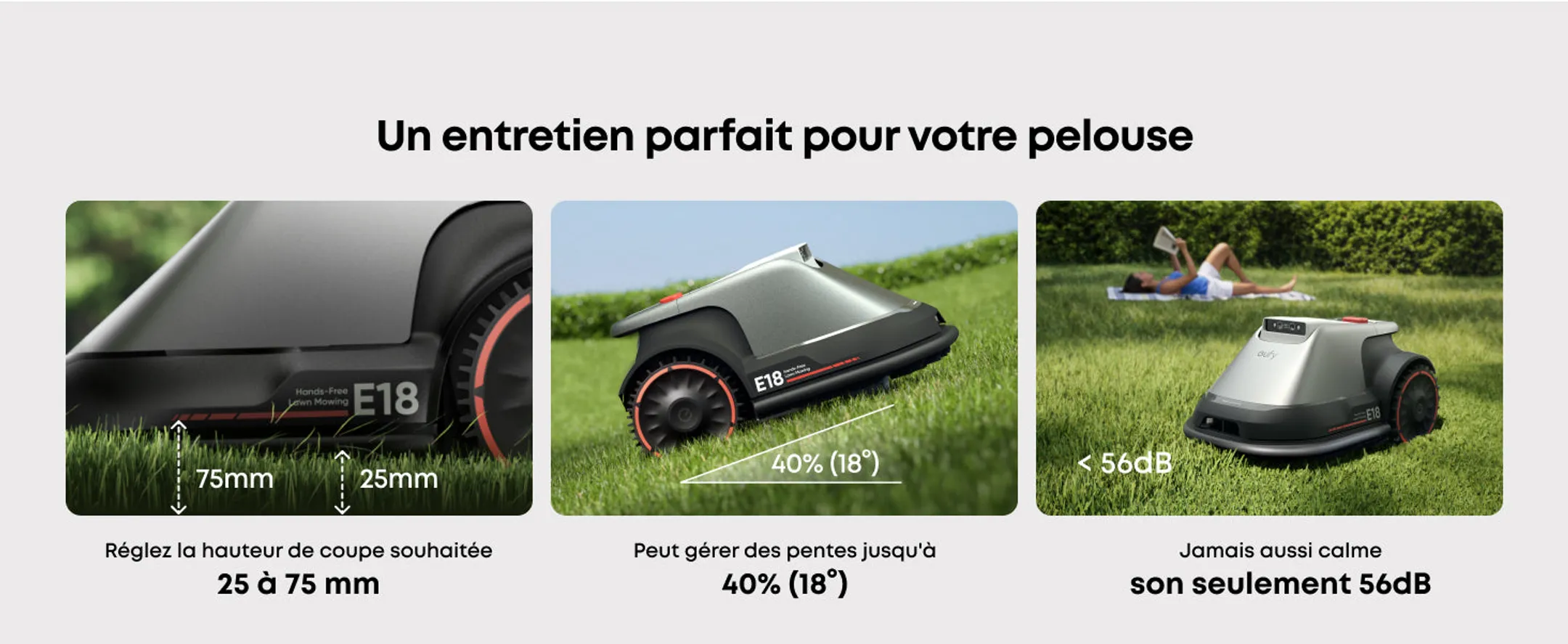 EUFY Robot tondeuse E18 image