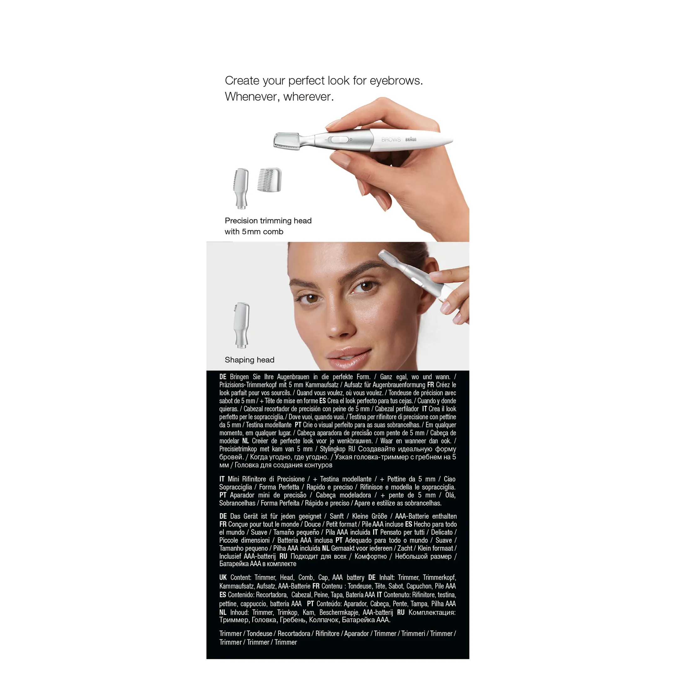 Braun Mini Trimmer de précision FG1106 image