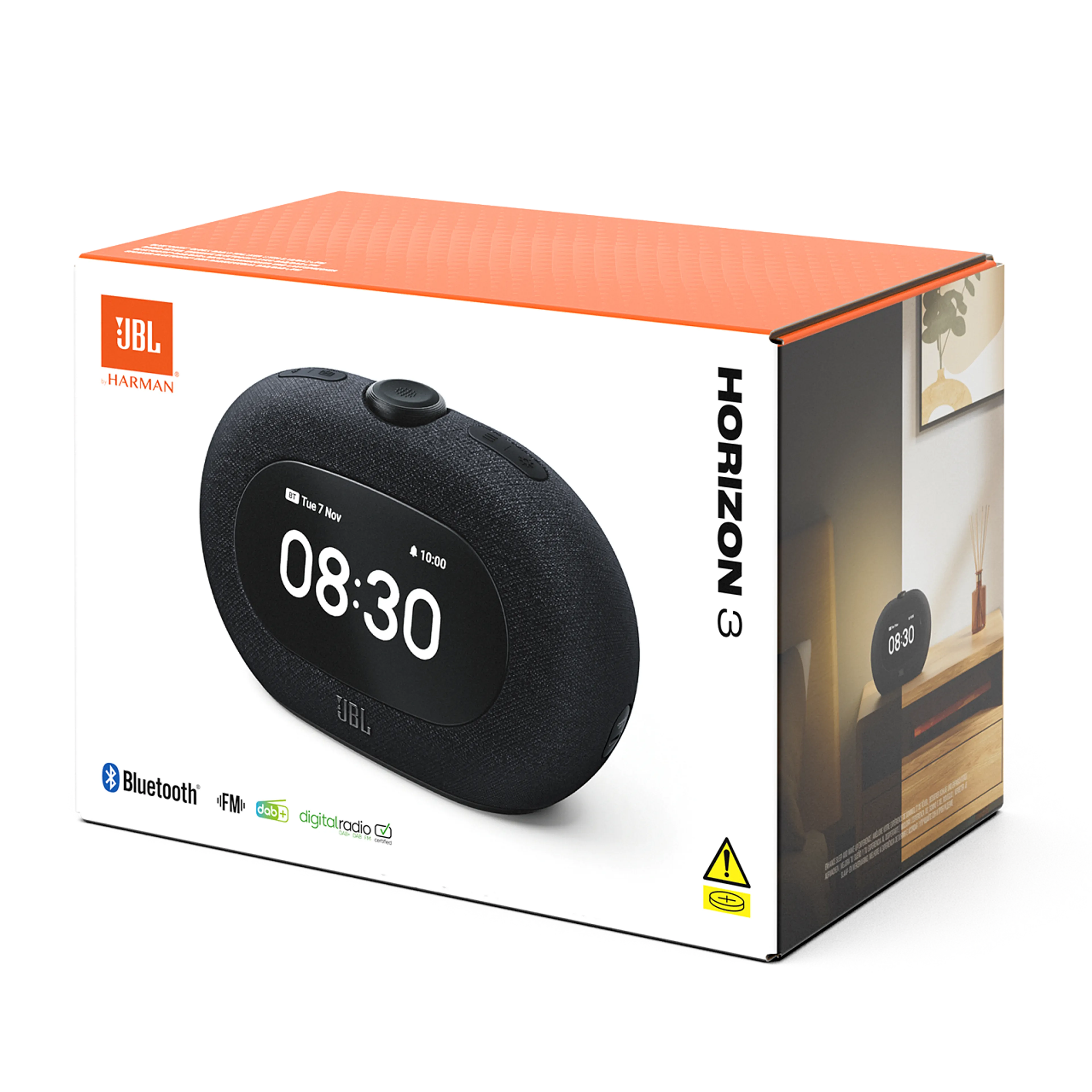 JBL Bluetooth clock radio Horizon 3 - Black image