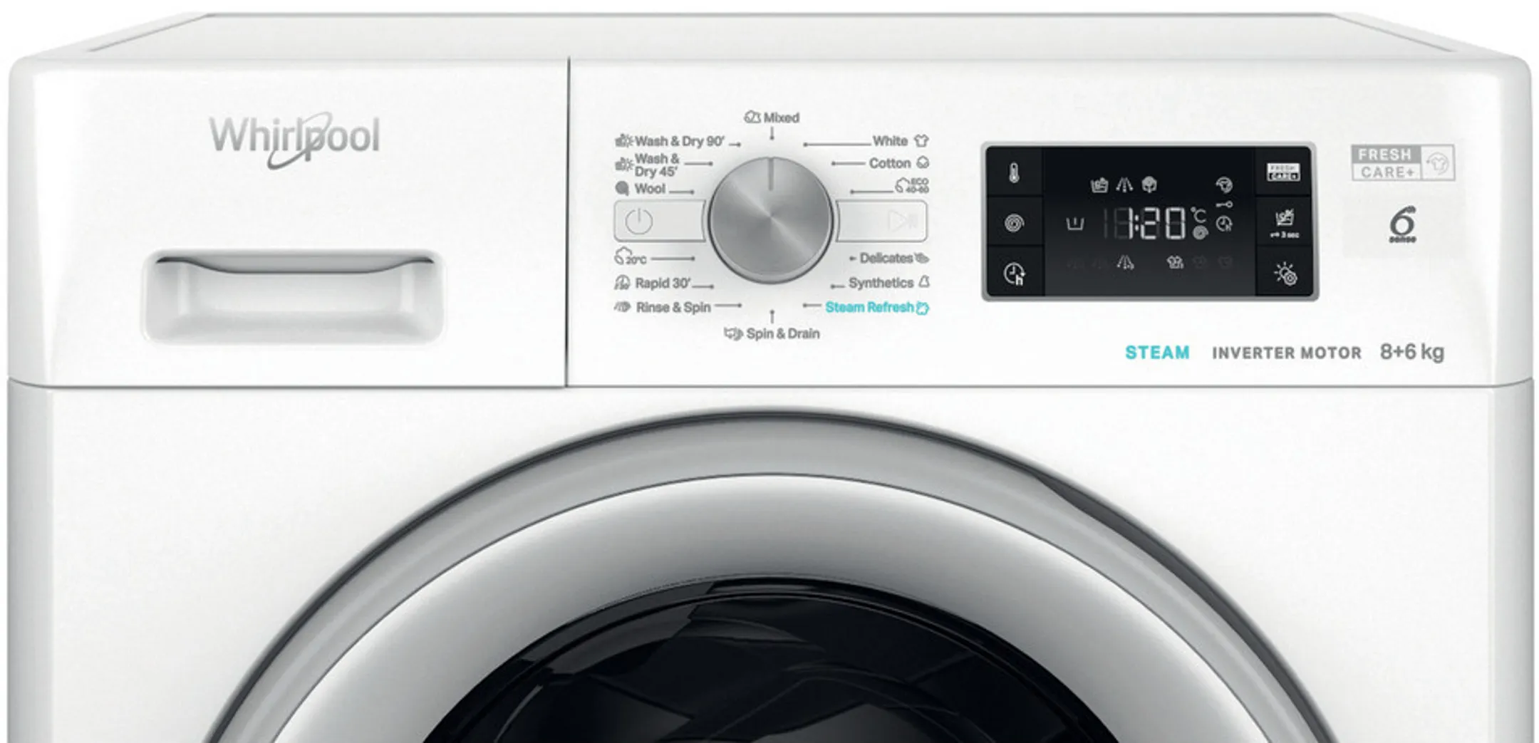 Whirlpool Waschtrockner 6th Sense FFWDB 864489 SV EE image