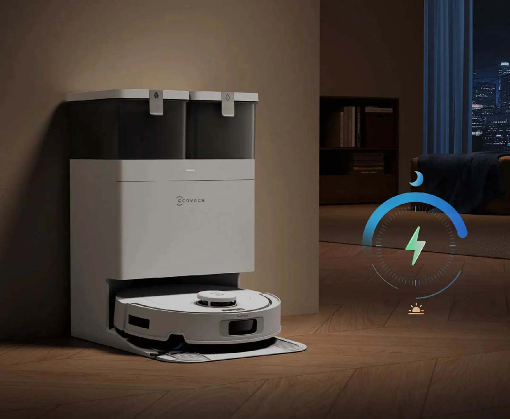 ECOVACS Robot Vacuum Cleaner Deebot T30C (Gen 2) - White image