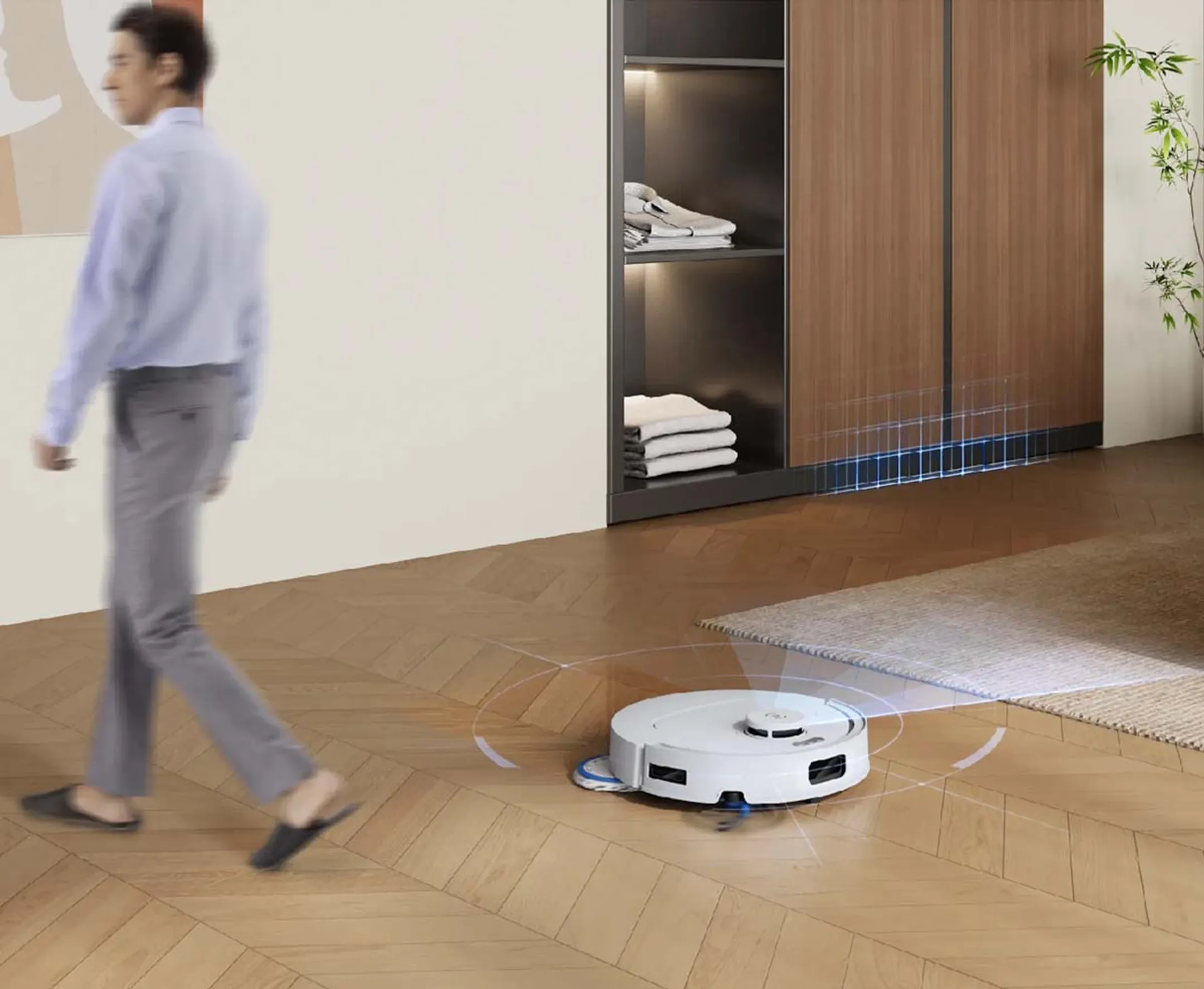 ECOVACS Robot Vacuum Cleaner Deebot T30C (Gen 2) - White image