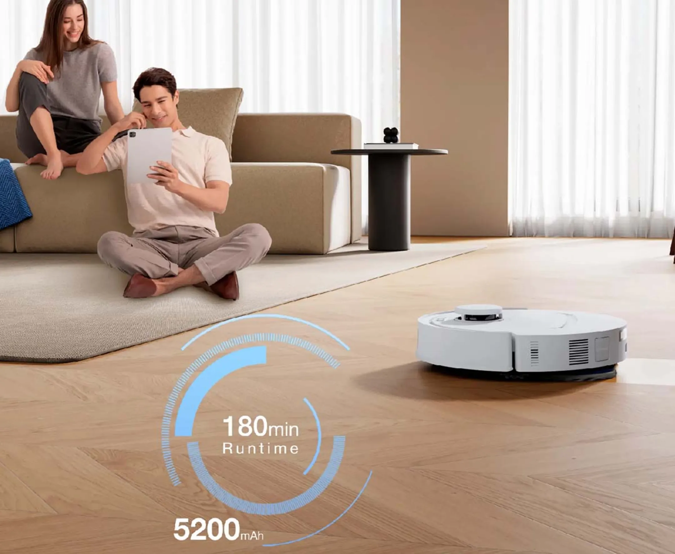 ECOVACS Robot Vacuum Cleaner Deebot T30C (Gen 2) - White image