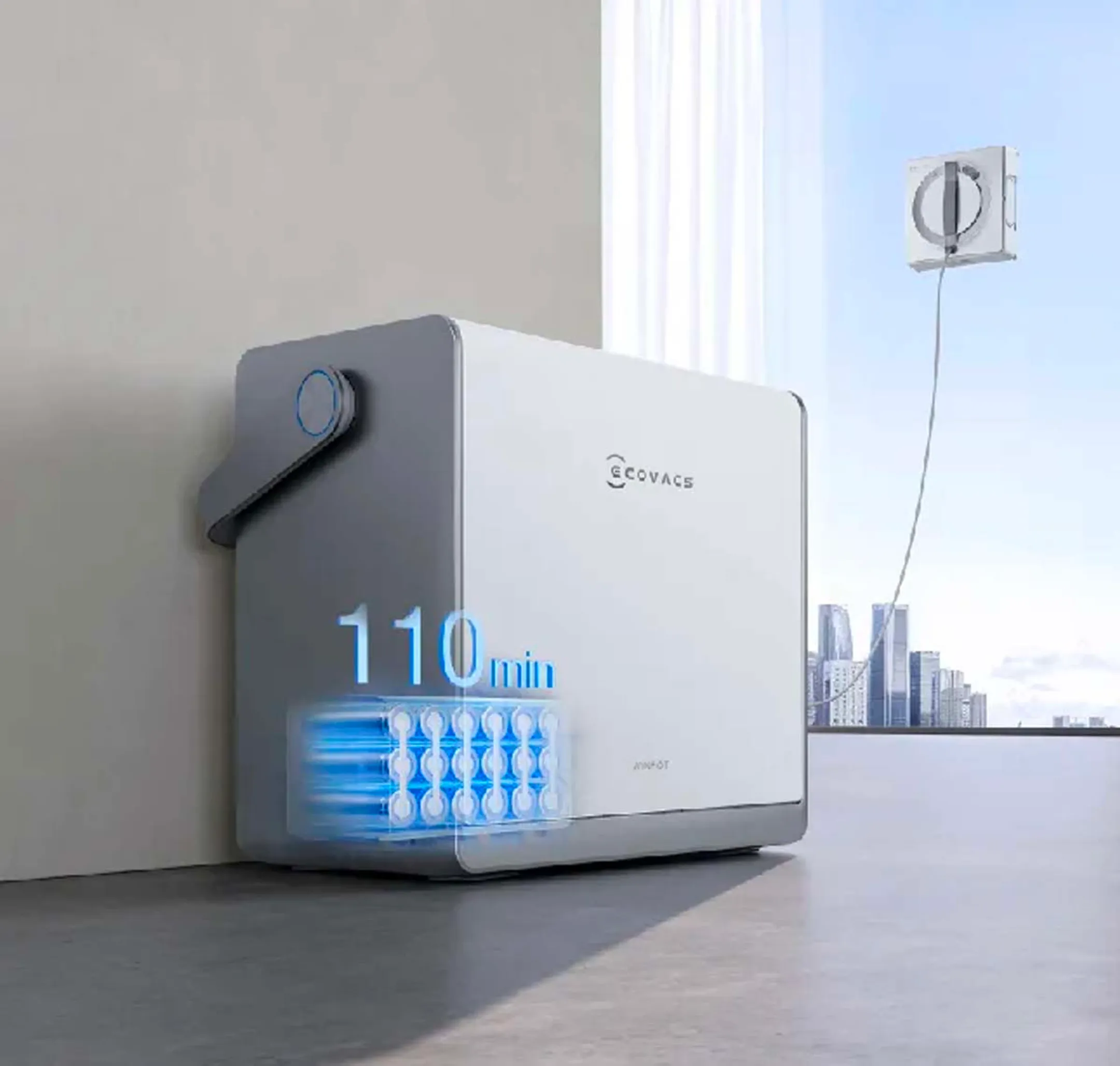 ECOVACS Robot lave-vitre Winbot W2 Pro Omni image