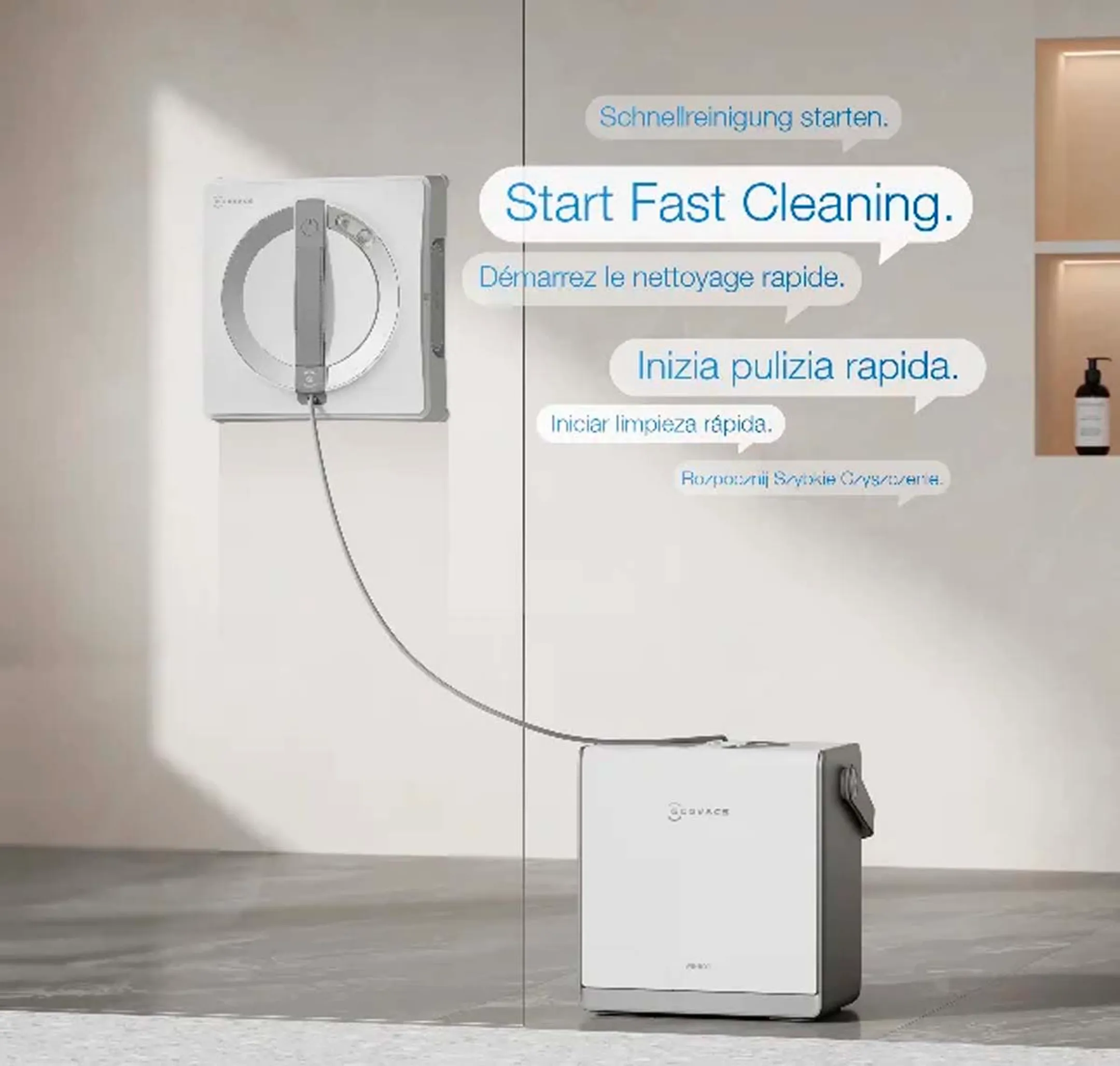 ECOVACS Robot lave-vitre Winbot W2 Pro Omni image