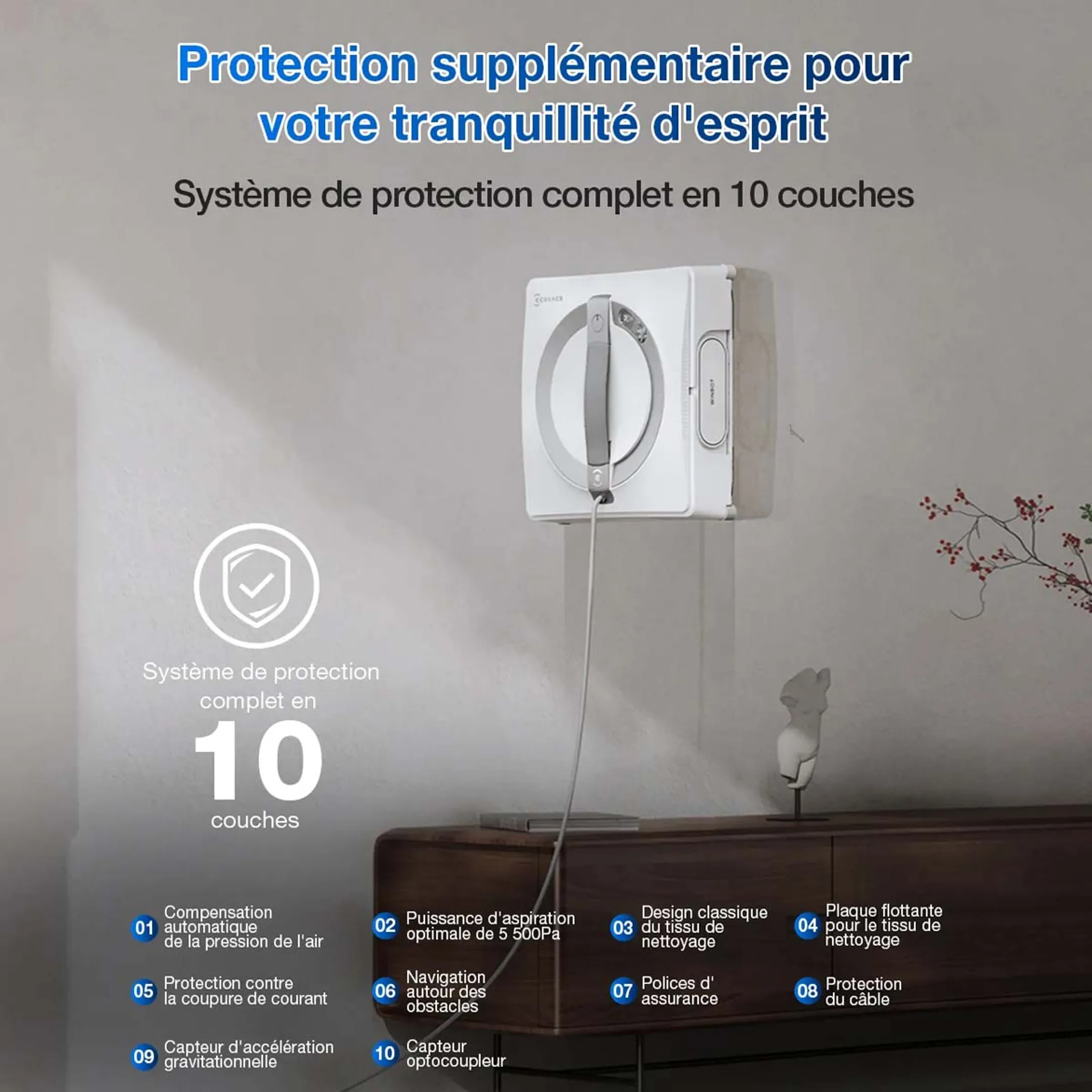 ECOVACS Robot lave-vitre Winbot W2 Pro image