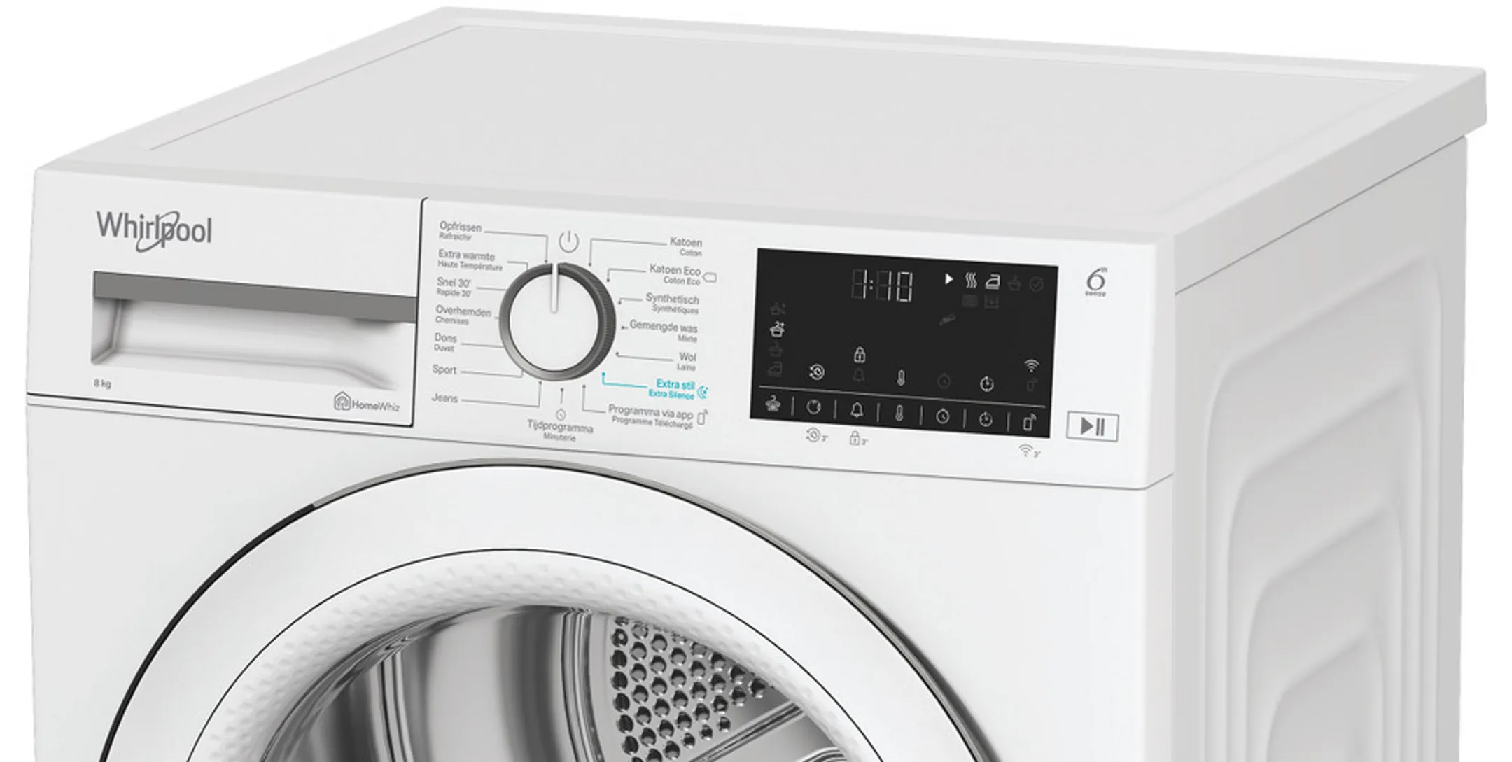 Whirlpool Heat pump dryer 6th Sense C WD 84M WWS BE image