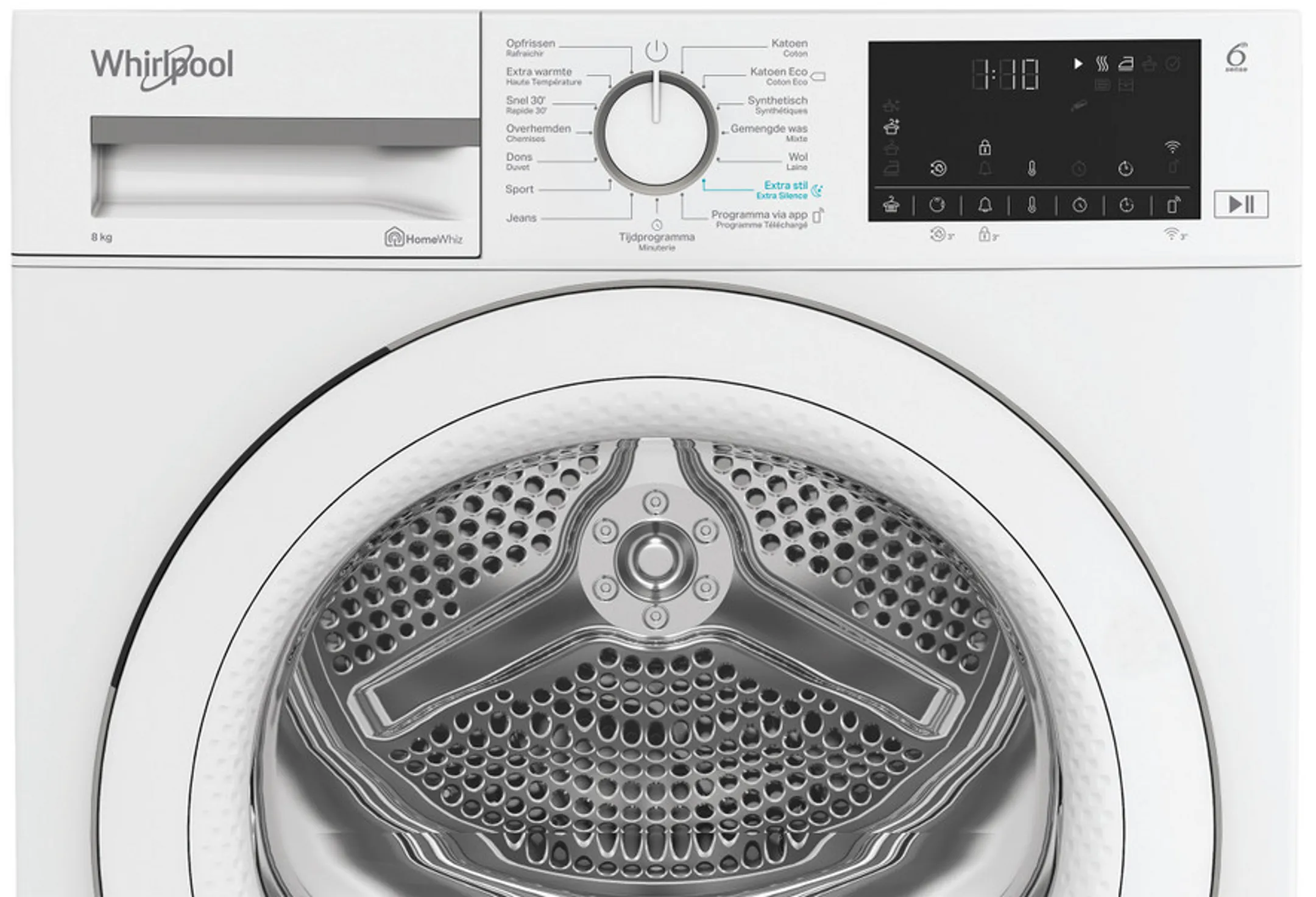 Whirlpool Heat pump dryer 6th Sense C WD 84M WWS BE image