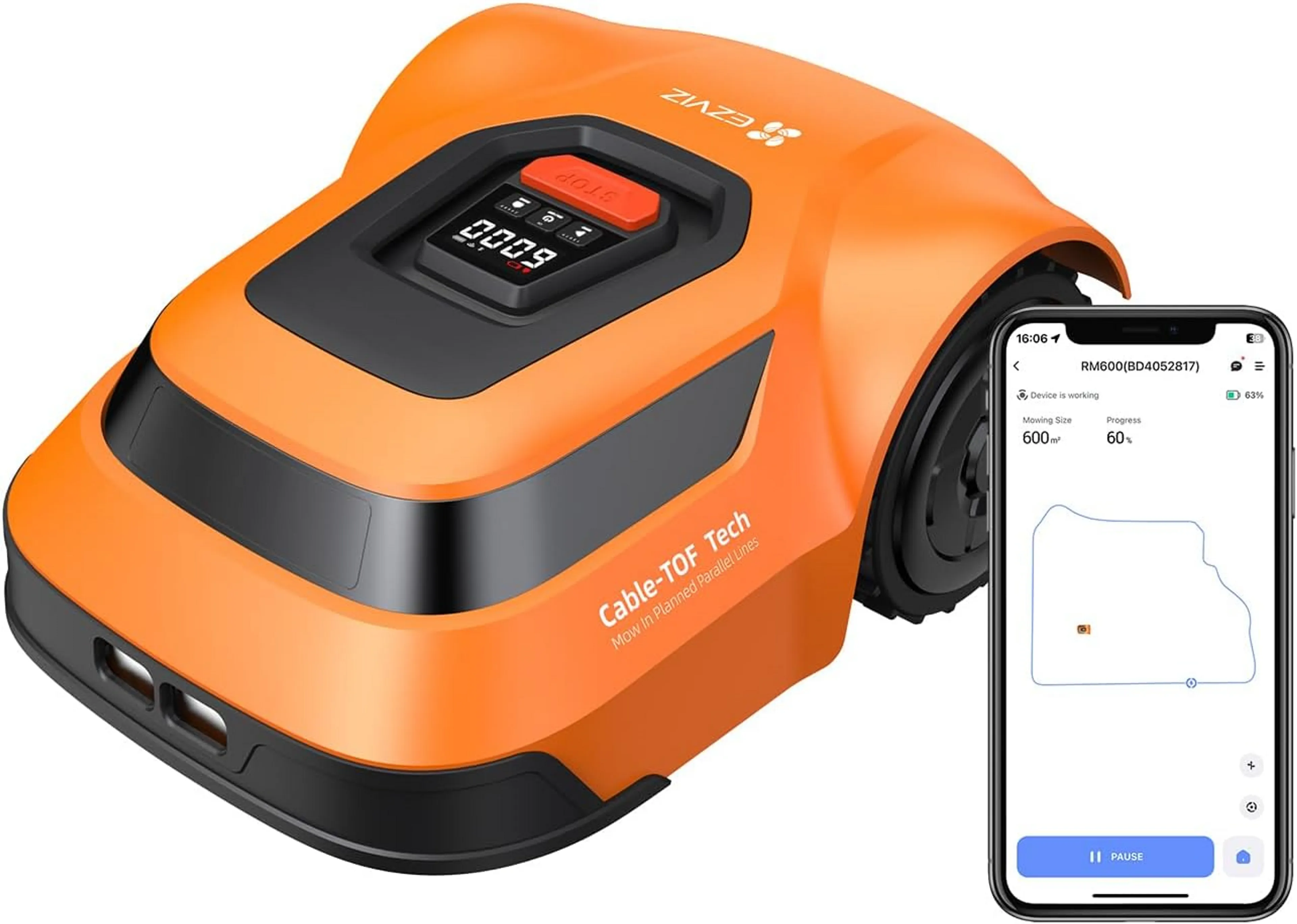 Ezviz Tondeuse gazon robot sans fil RM600 image