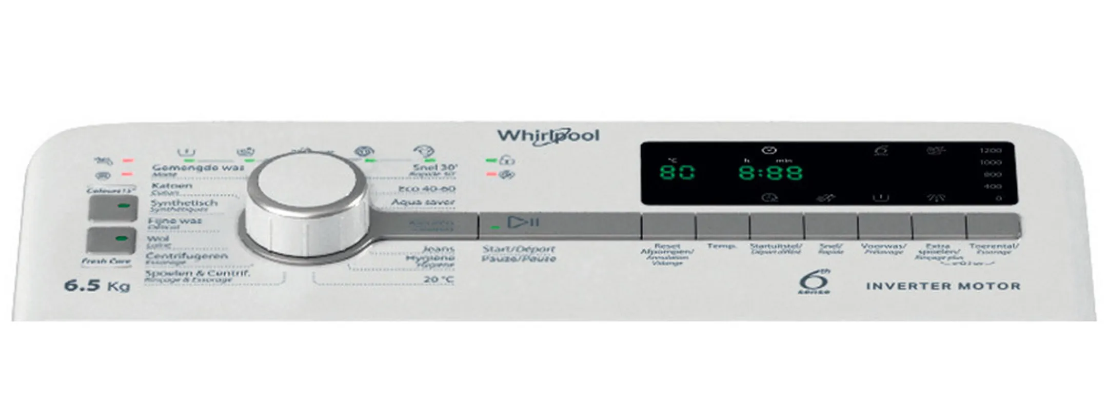 Whirlpool Top-Waschmaschine 6Th Sense TDLR 65261BS BE image