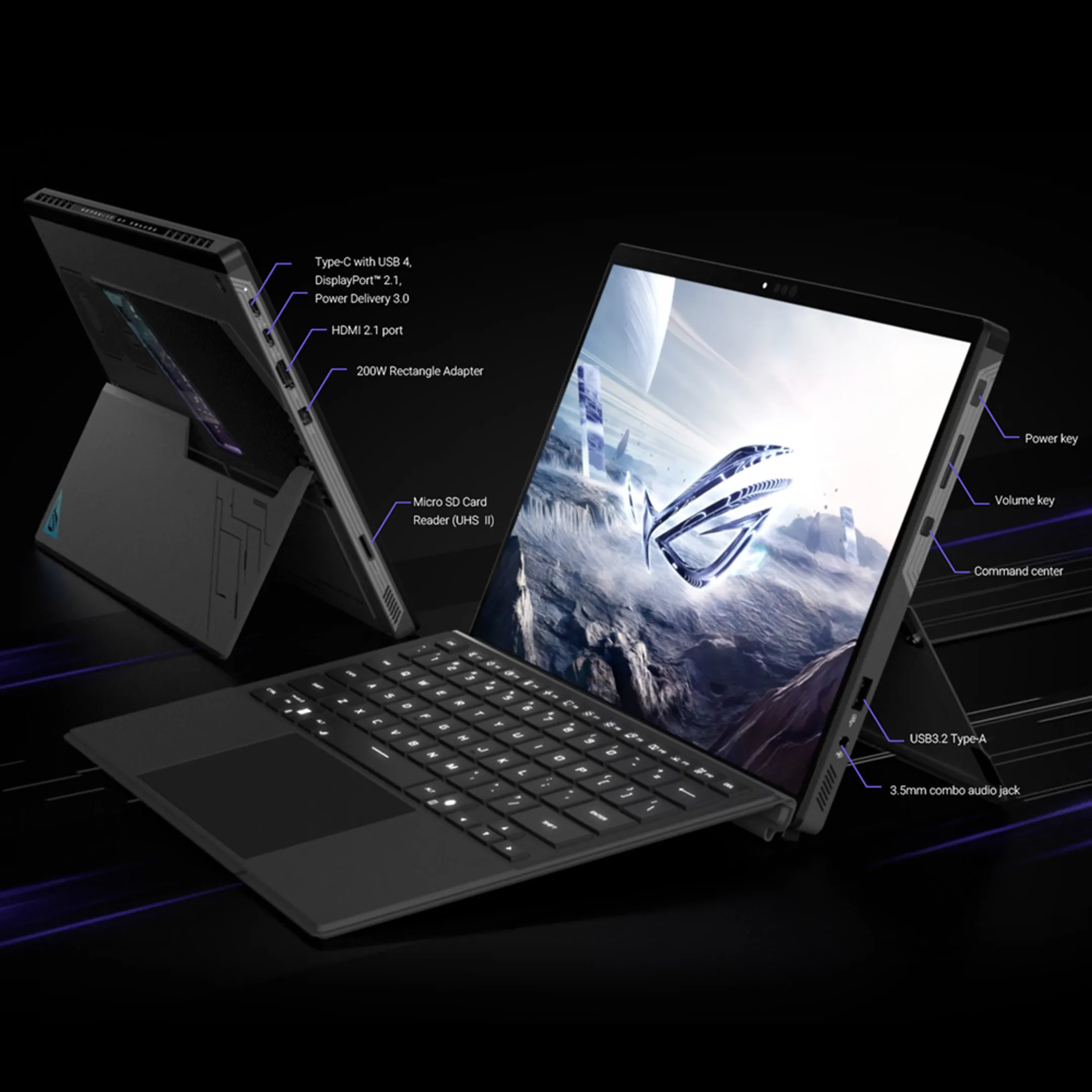 ASUS Laptop Gaming 2-in-1 ROG Flow Z13 Ryzen AI MAX 32GB 1TB SSD - QWERTZ - GZ302EA-RU004W image