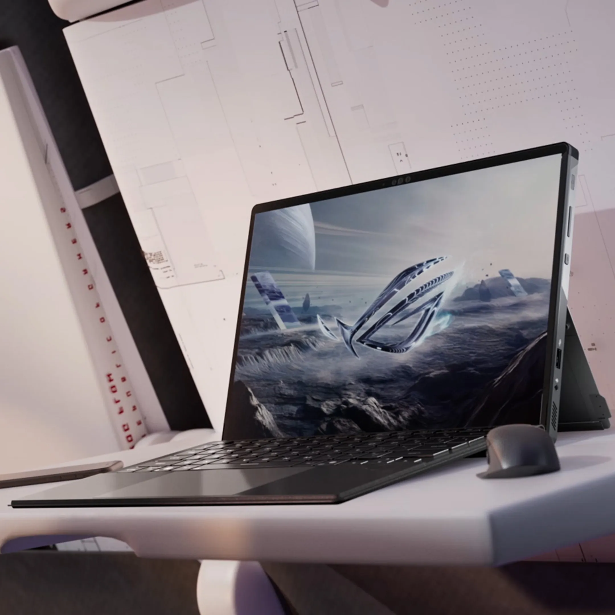 ASUS Laptop Gaming 2-in-1 ROG Flow Z13 Ryzen AI MAX 32GB 1TB SSD - QWERTZ - GZ302EA-RU004W image