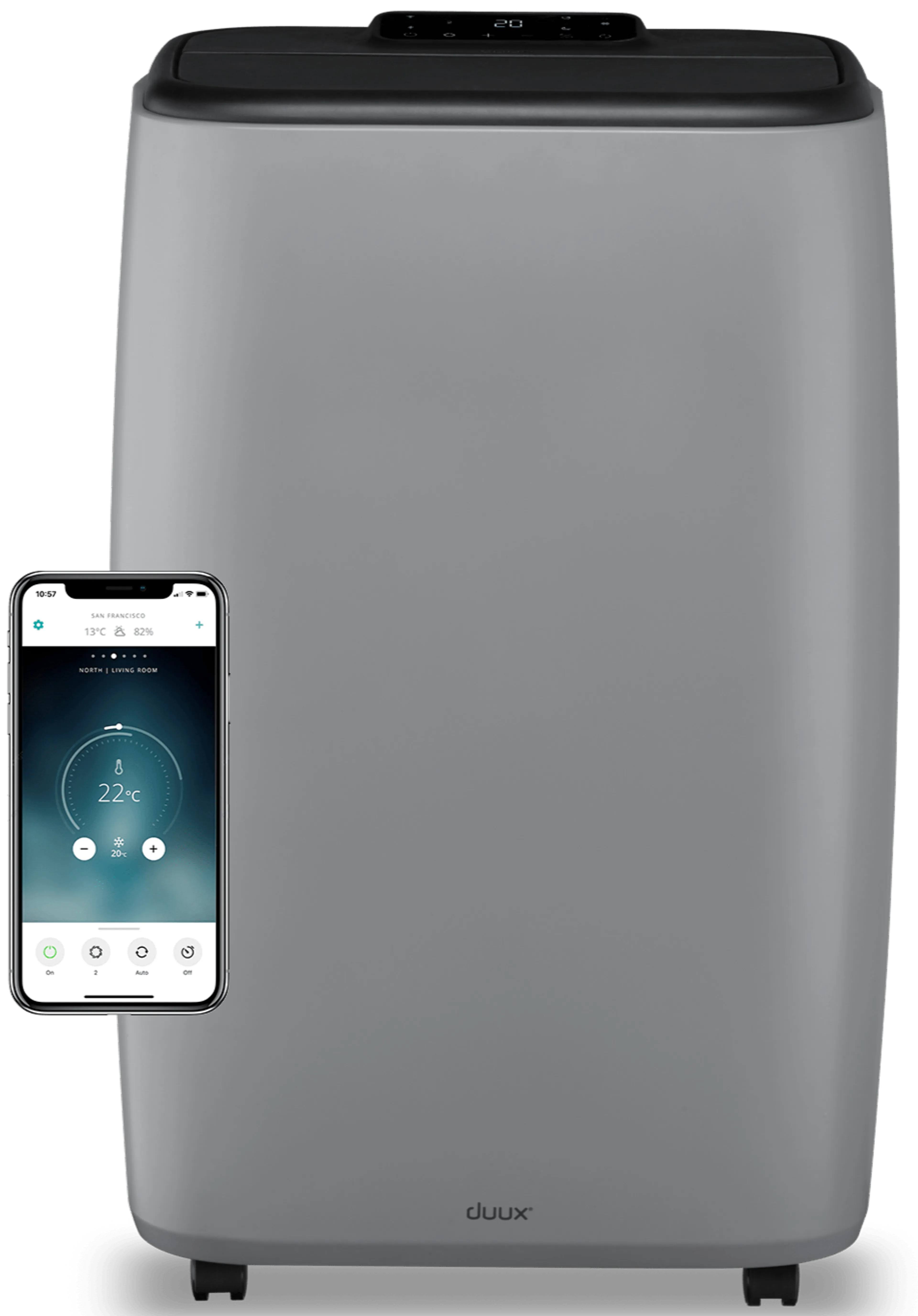 DUUX Mobile Klimaanlage North - 9000 BTU - Grau image