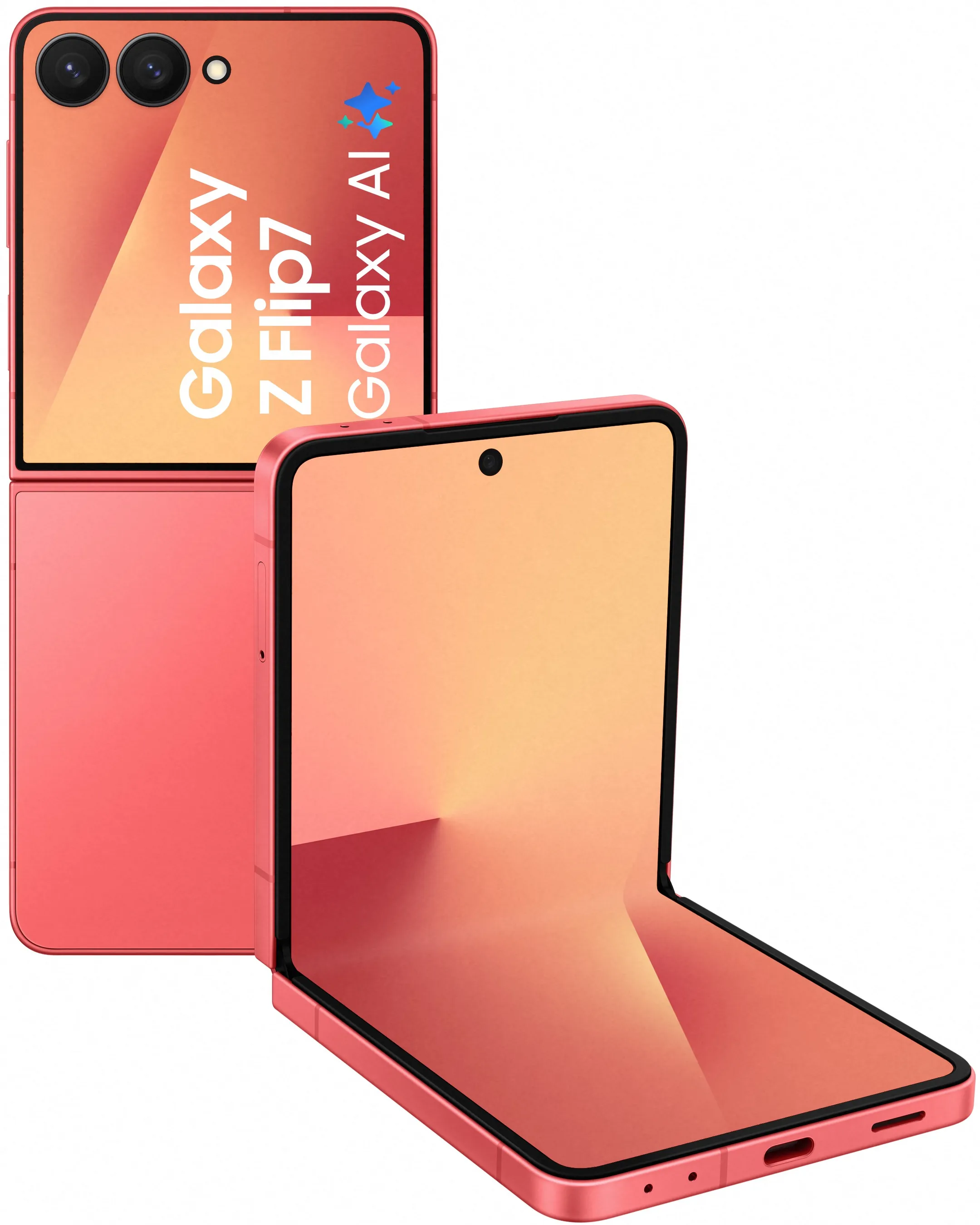 Smartphone Galaxy Z Flip7 - 512GB - Coral Red