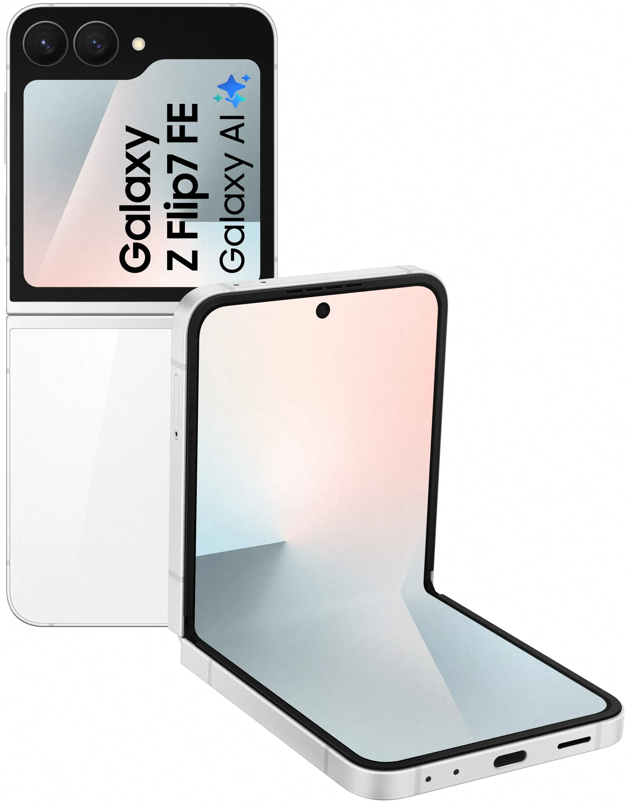 Smartphone Galaxy Z Flip7 FE - 128Go - Blanc