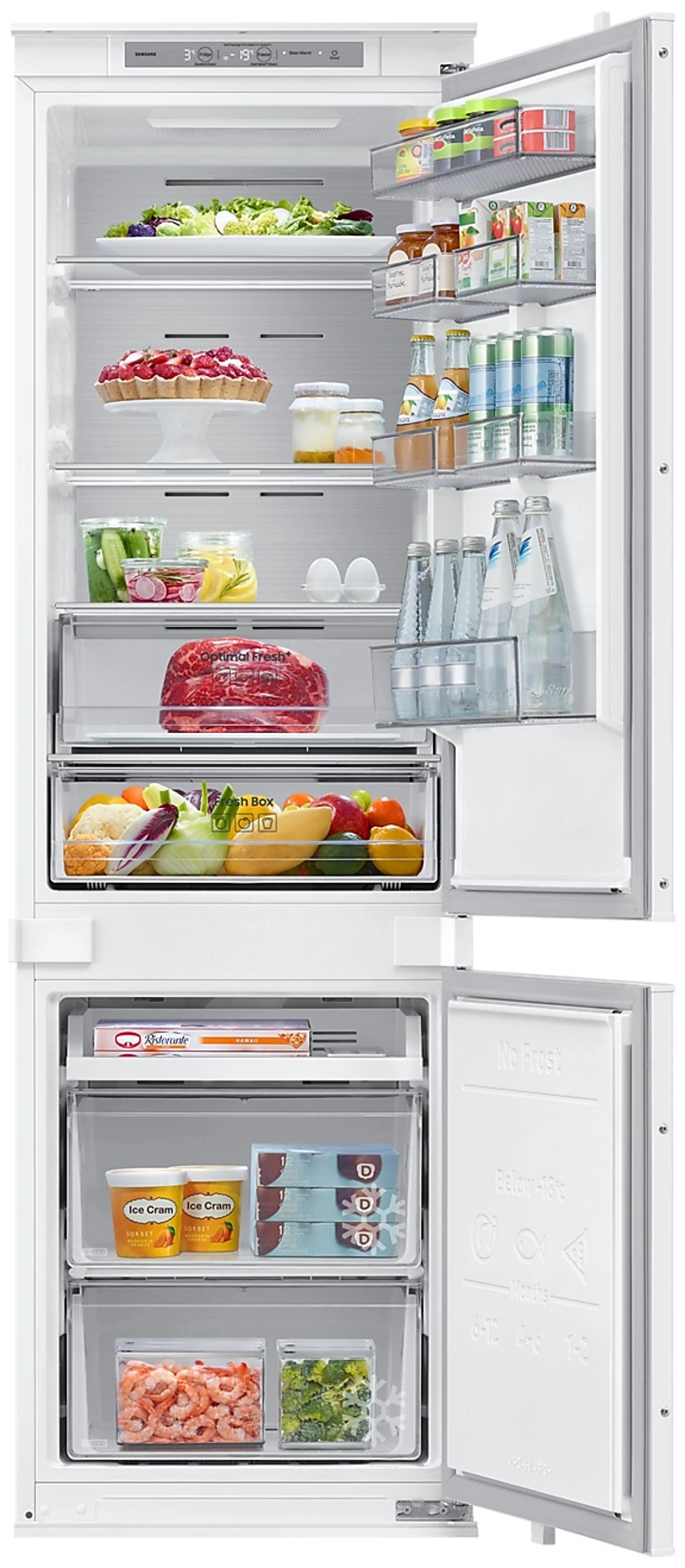 Combi frigo congélateur encastrable BRB80F26BCS0EF