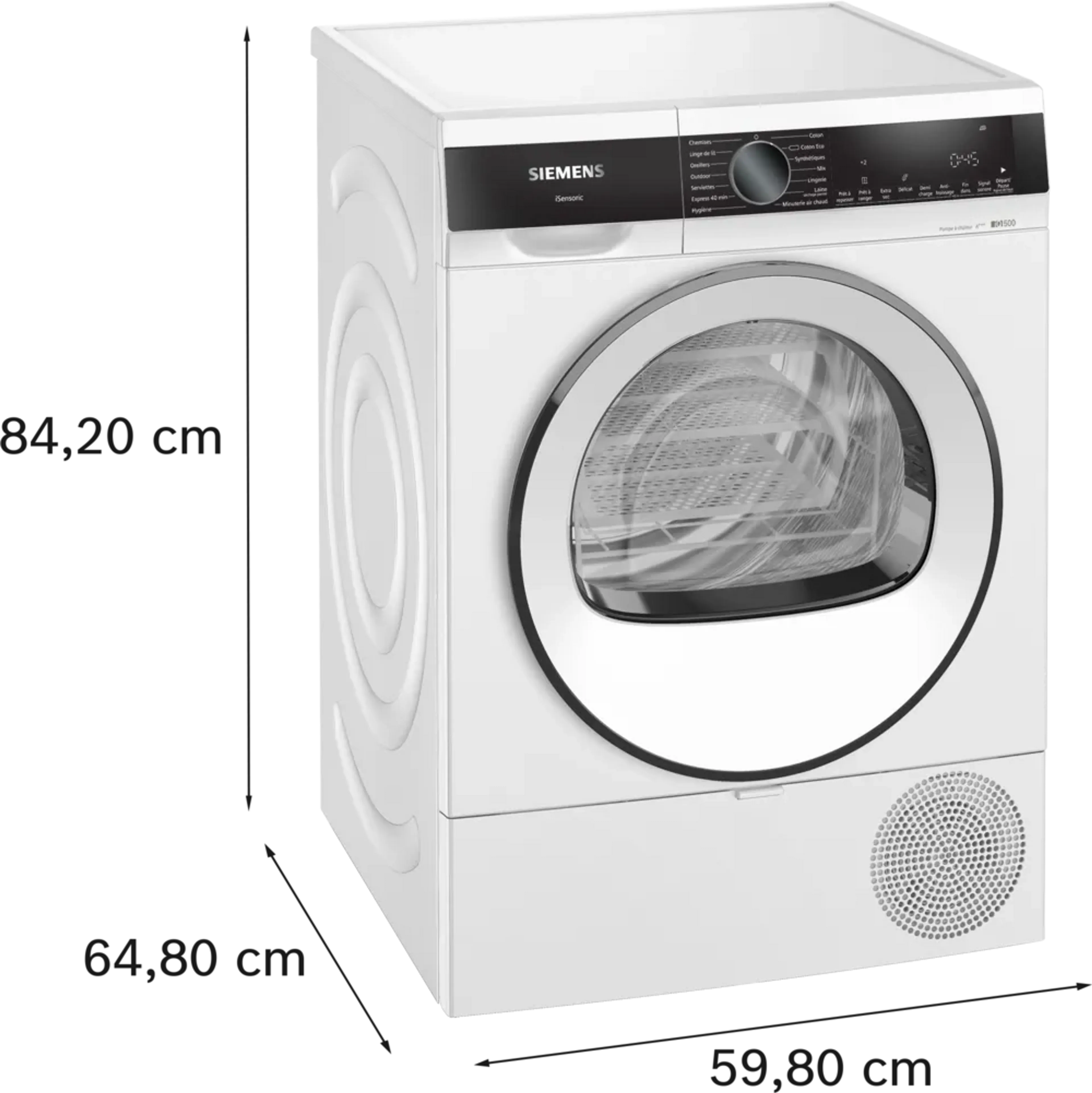 Siemens Sèche-linge pompe à chaleur iQ500 WQ33G2DTFR image