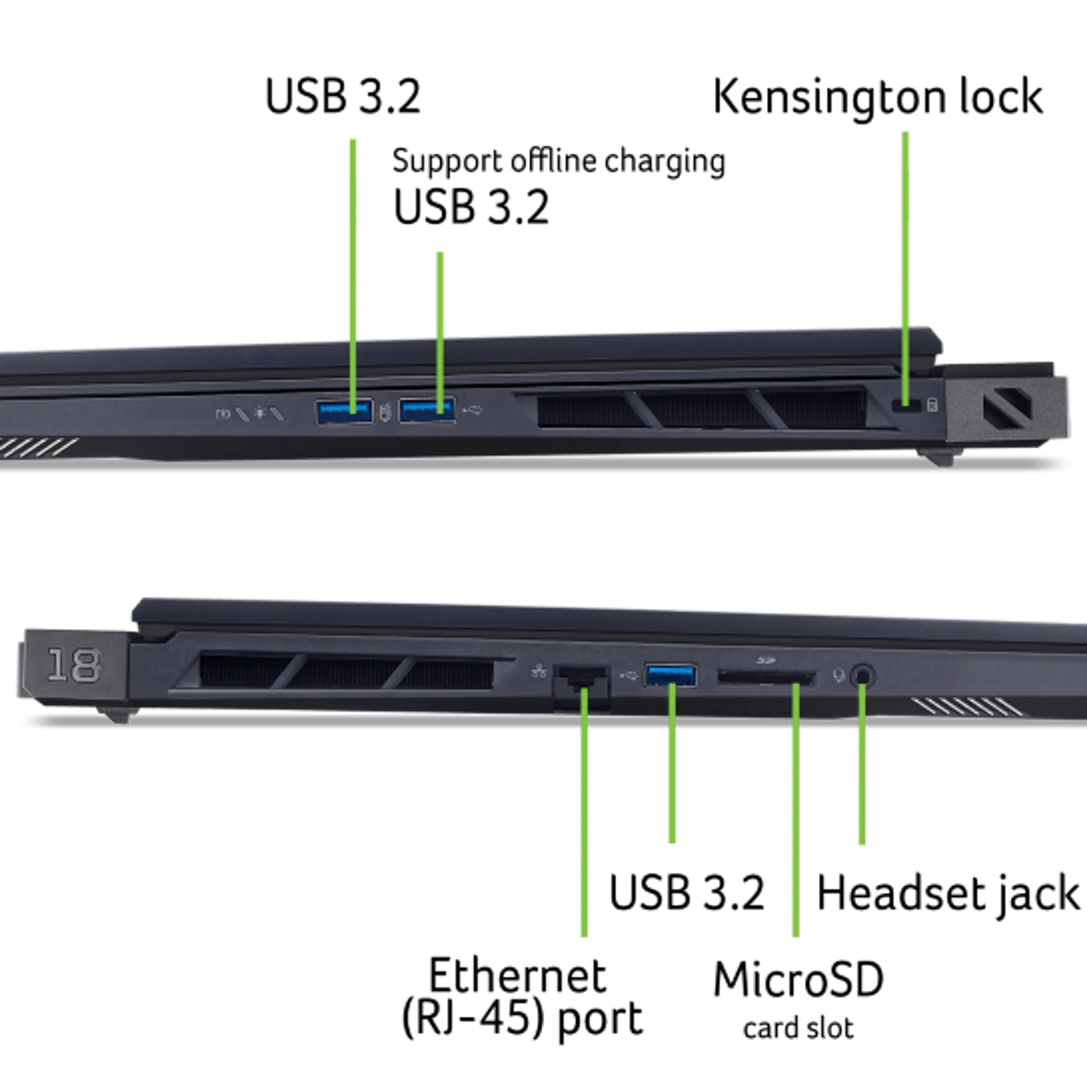 Acer Laptop Gamer Predator Helios 18 AI Ultra 9 64Go 2To RTX 5090 - QWERTZ - PH18-73-93MP image