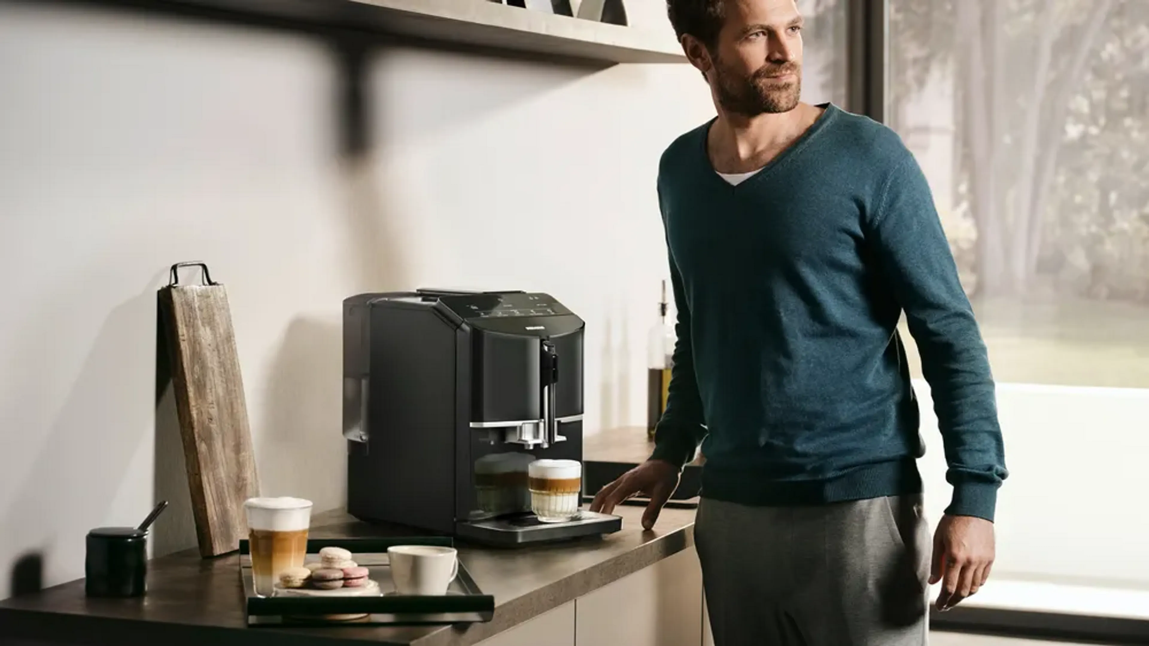 Siemens Machine à expresso automatique EQ300 TF301E19 image