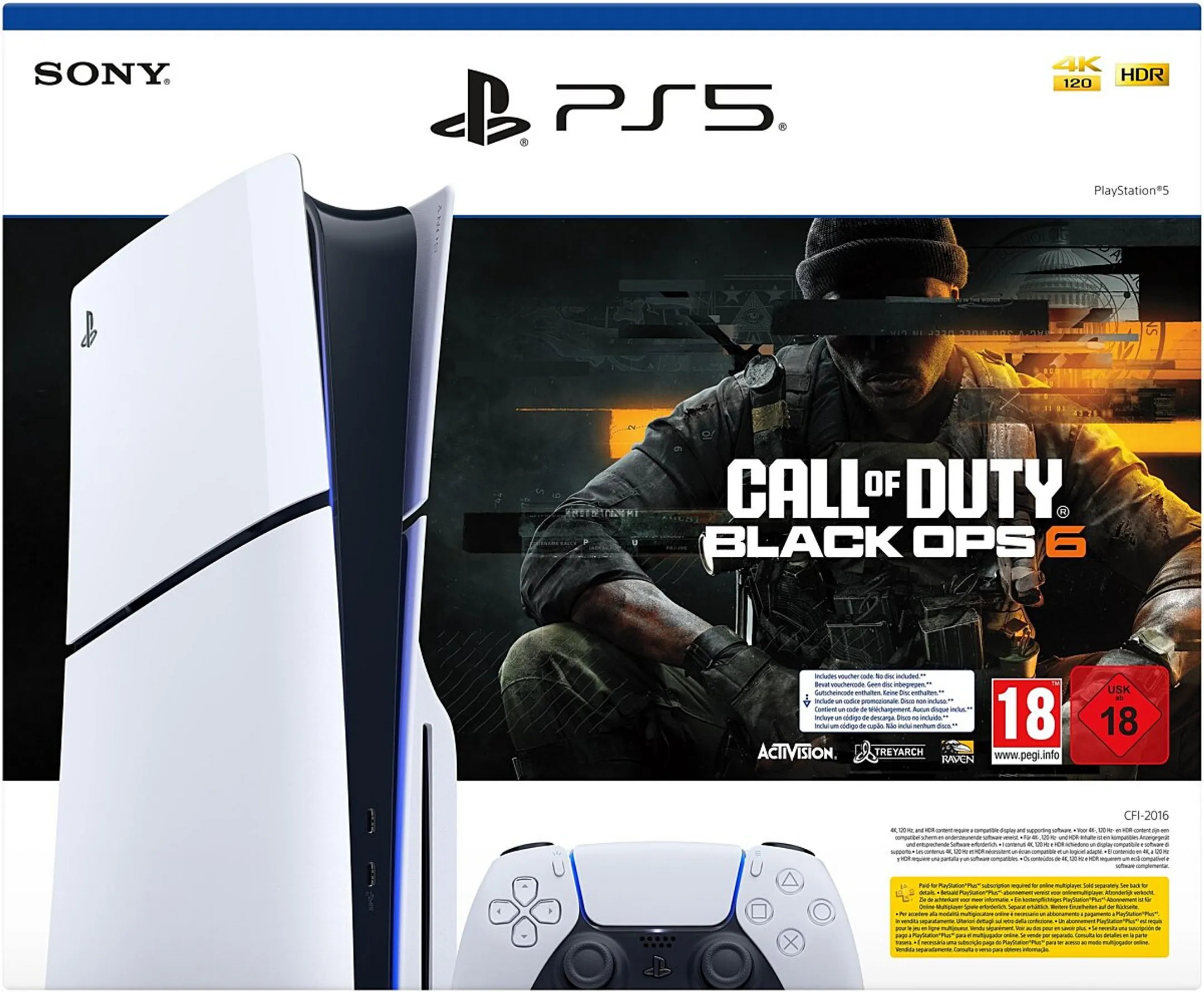 Console PS5 Slim - Standard Edition + Black Ops 6