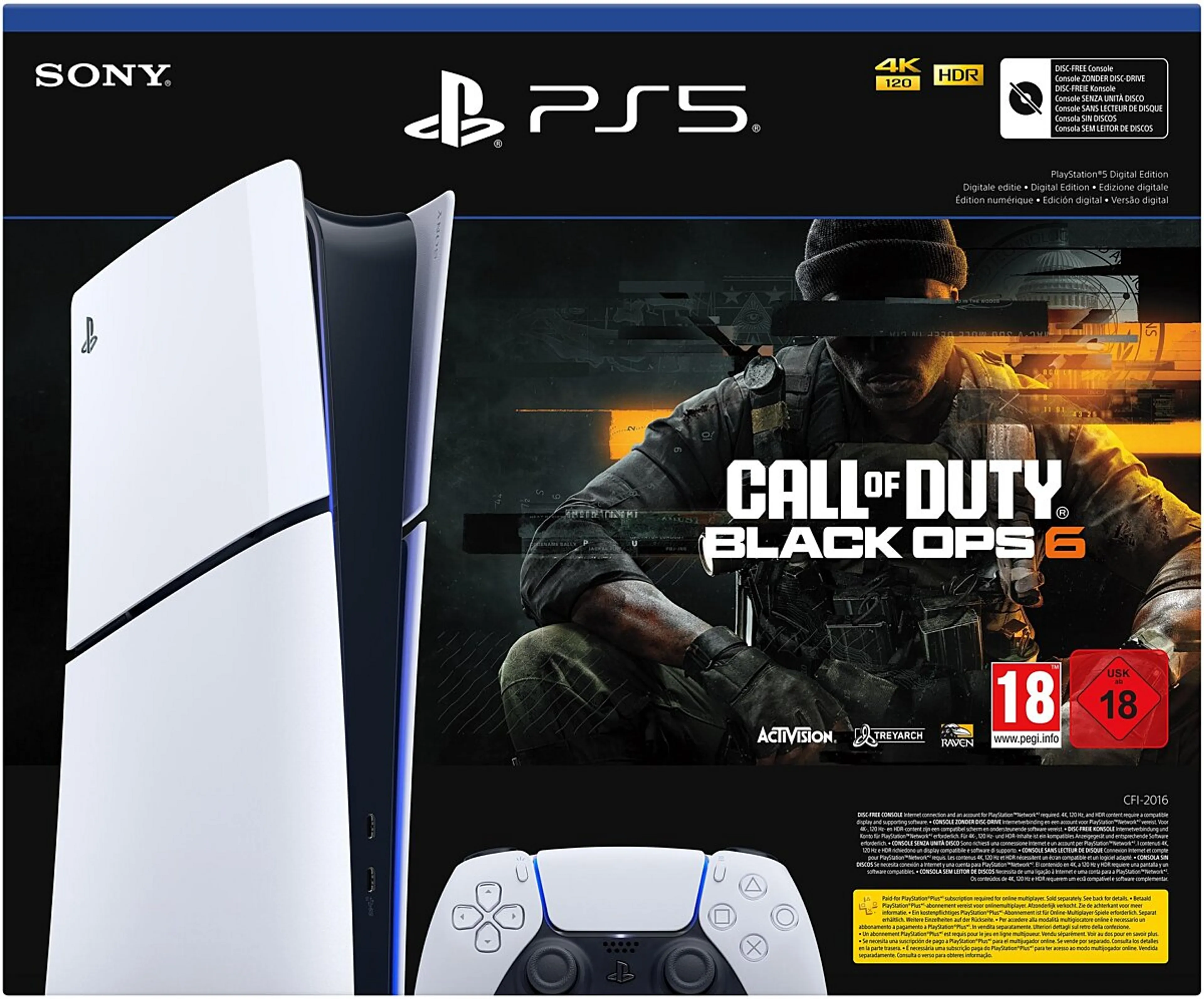 Sony Konsole PS5 Slim - Digital Edition + Black Ops 6 image