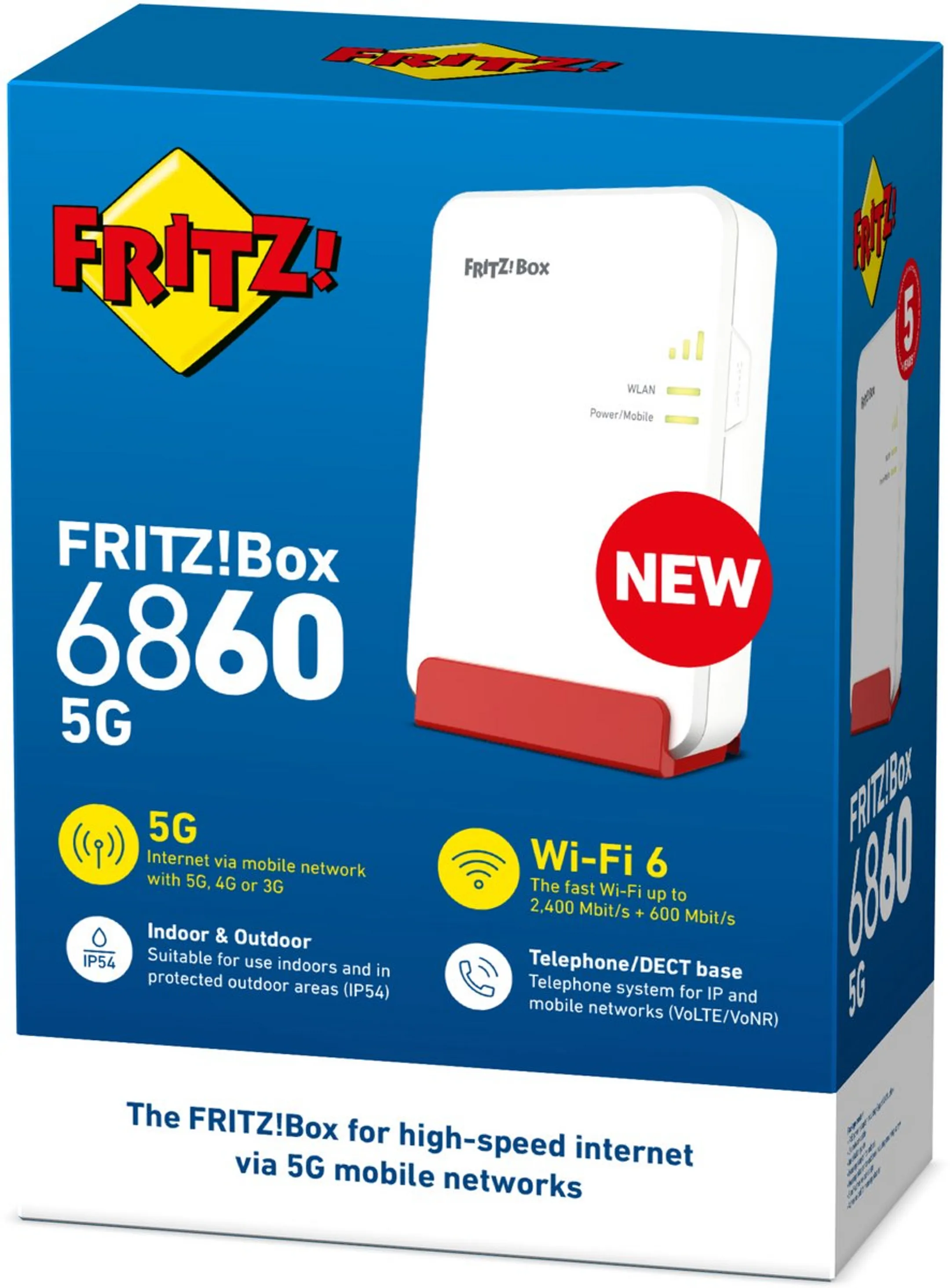 AVM FRITZ 5G-Modem-Router FRITZ!Box 6860 image