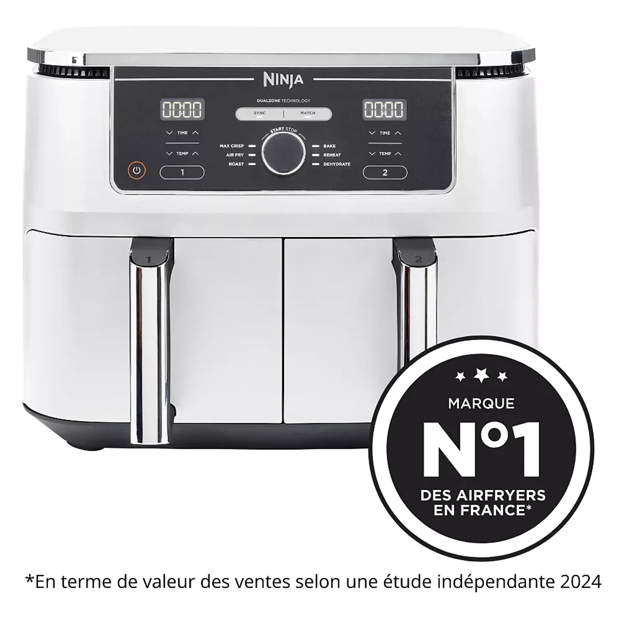 Ninja Airfryer double panier Foodi Max DualZone 9,5L AF400EUWH image