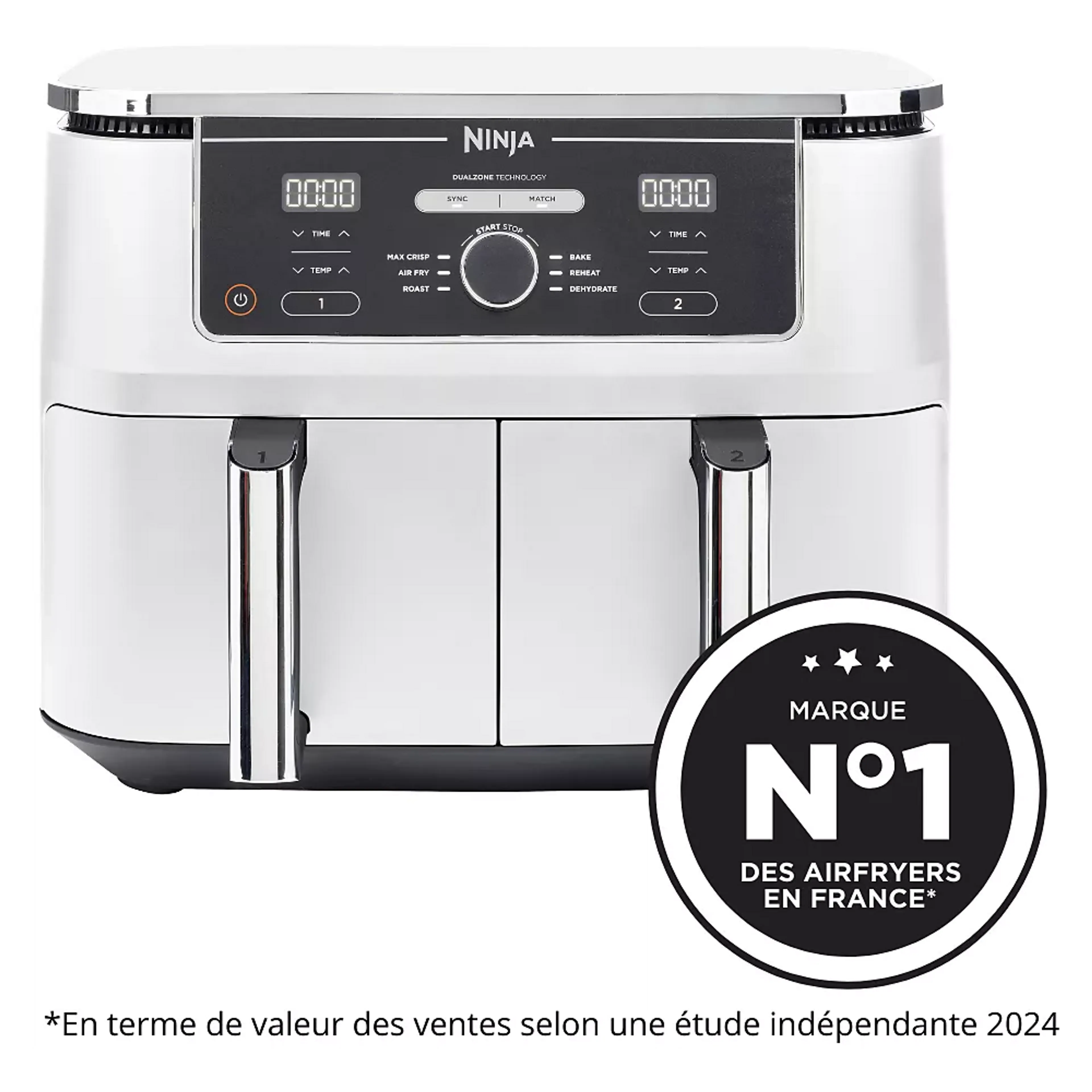 Ninja Airfryer double panier Foodi Max DualZone 9,5L AF400EUWH image