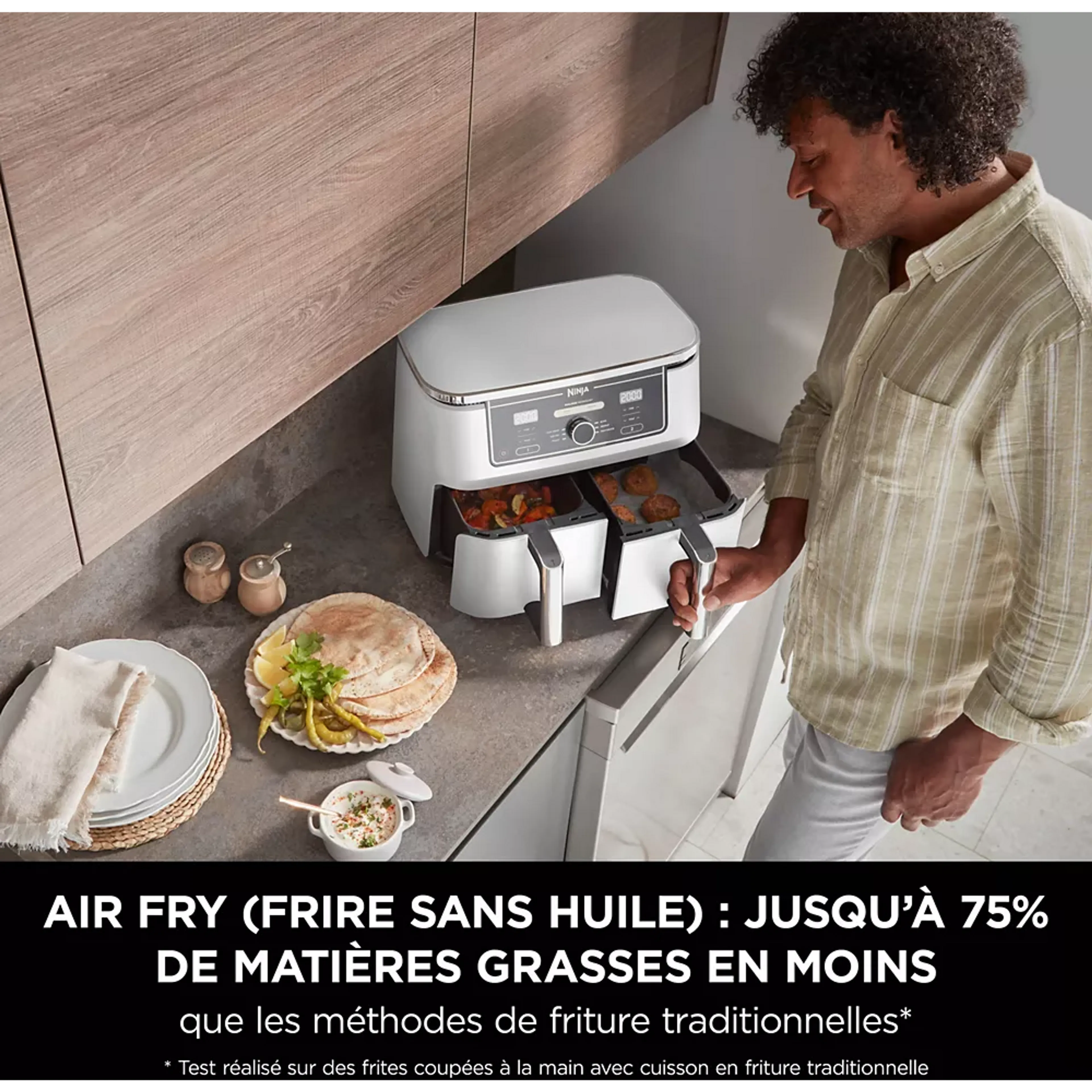 Ninja Airfryer double panier Foodi Max DualZone 9,5L AF400EUWH image