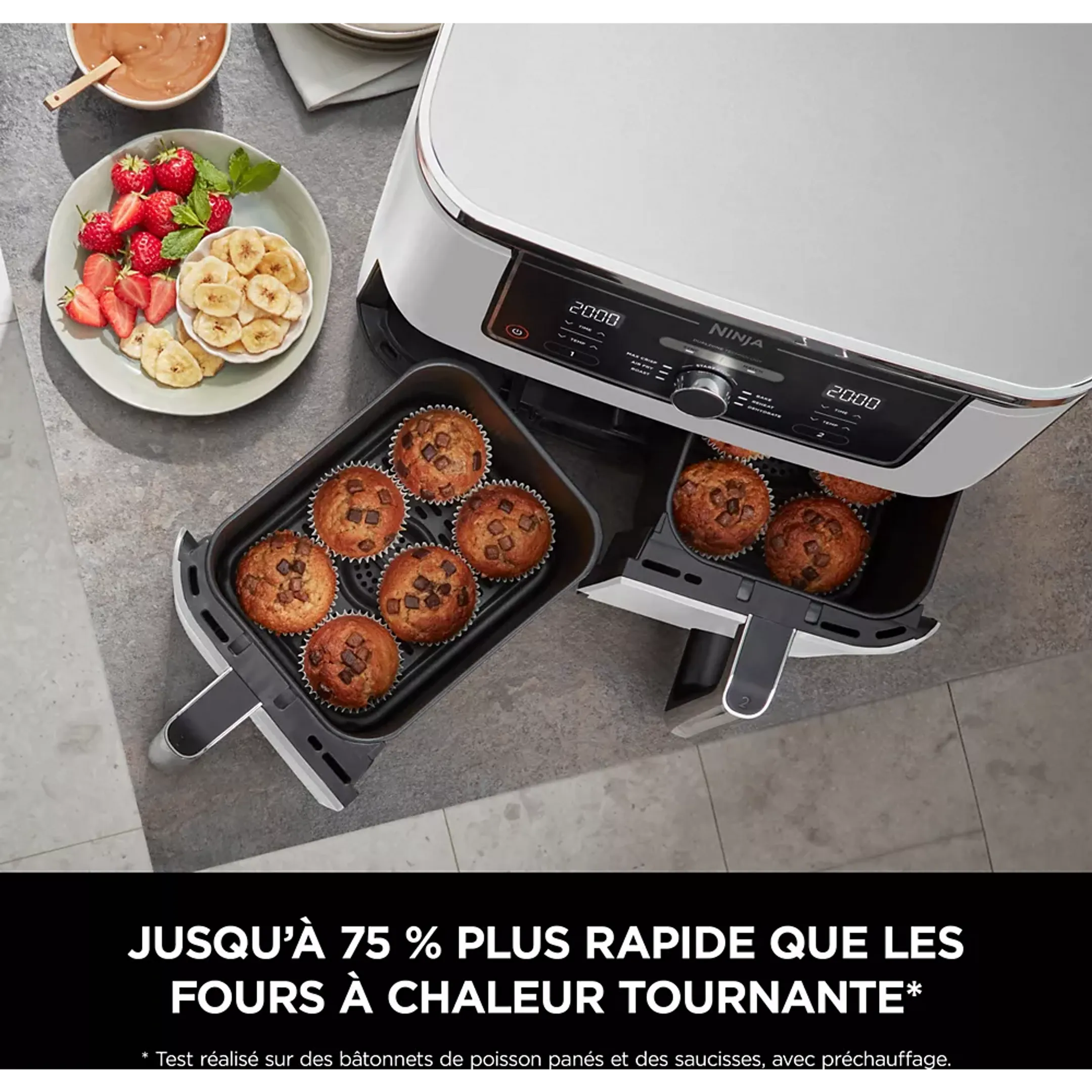 Ninja Airfryer double panier Foodi Max DualZone 9,5L AF400EUWH image