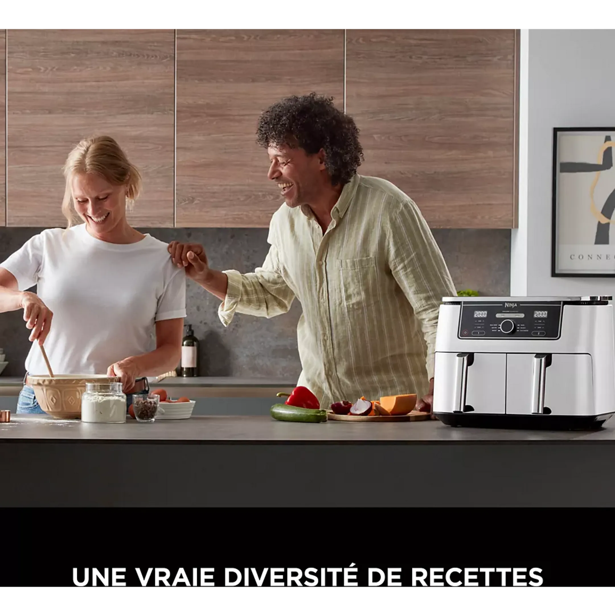 Ninja Airfryer double panier Foodi Max DualZone 9,5L AF400EUWH image