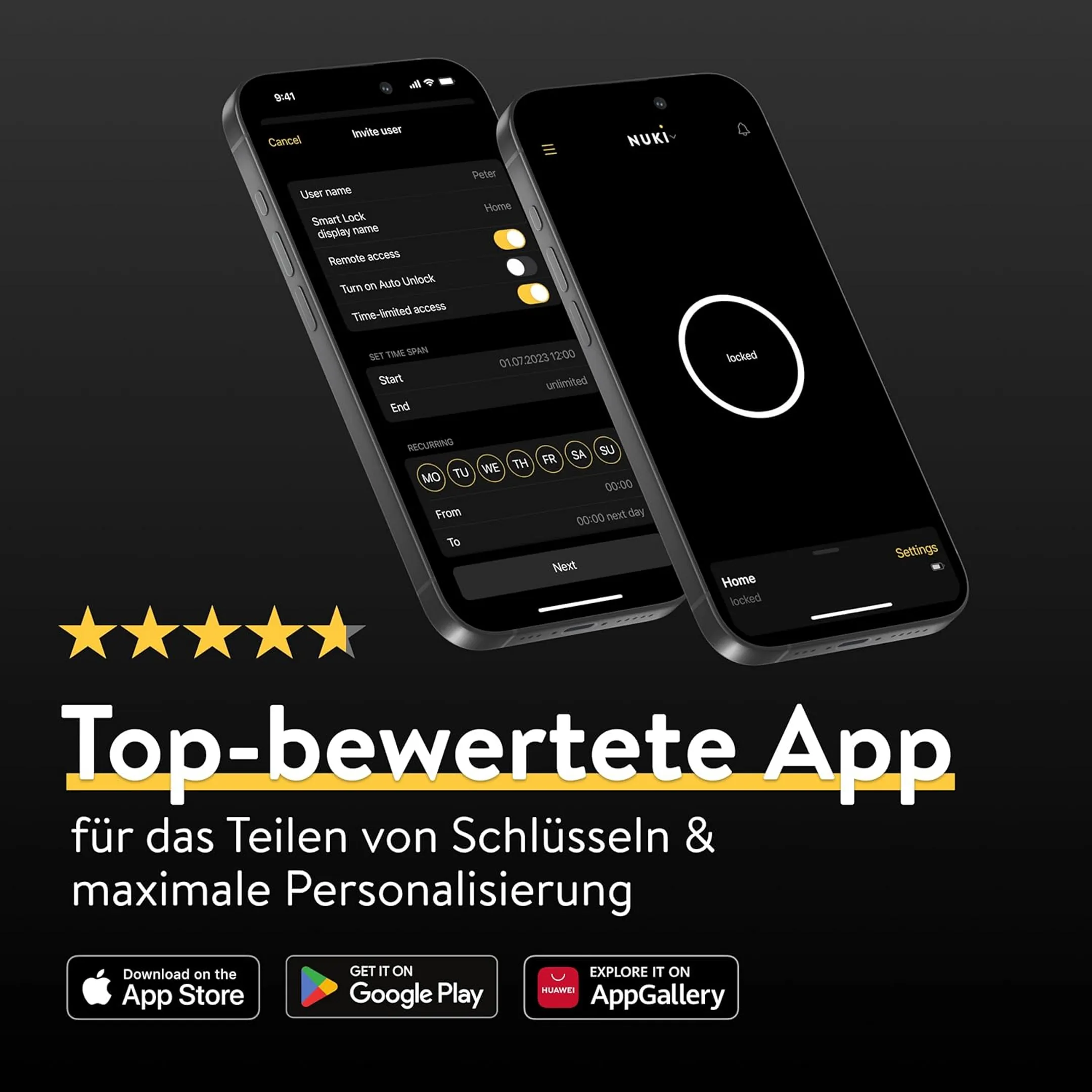 NUKI Verbundenes Schloss Smart Lock Ultra image