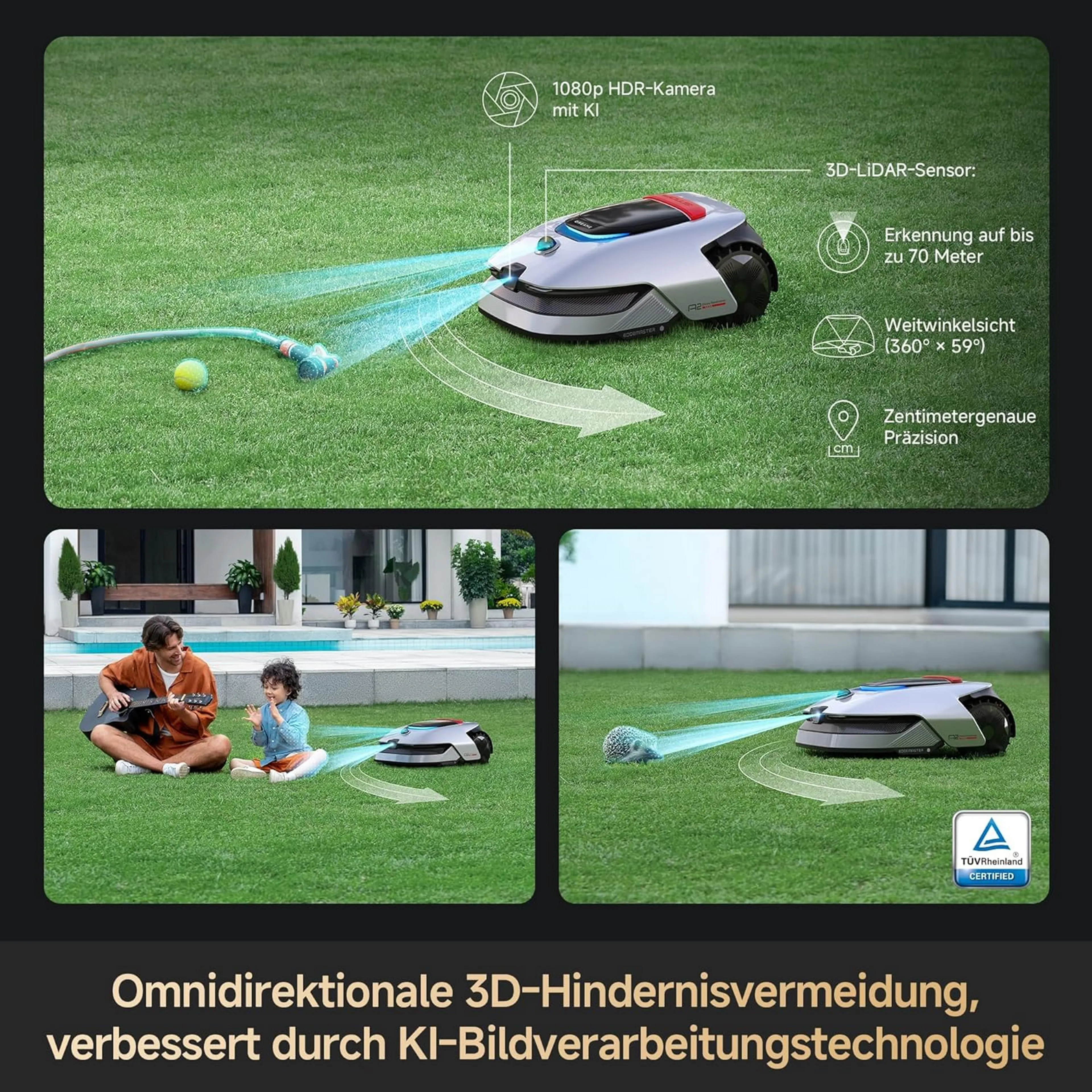 DREAME Akku-Rasenmäher-Roboter A2 image