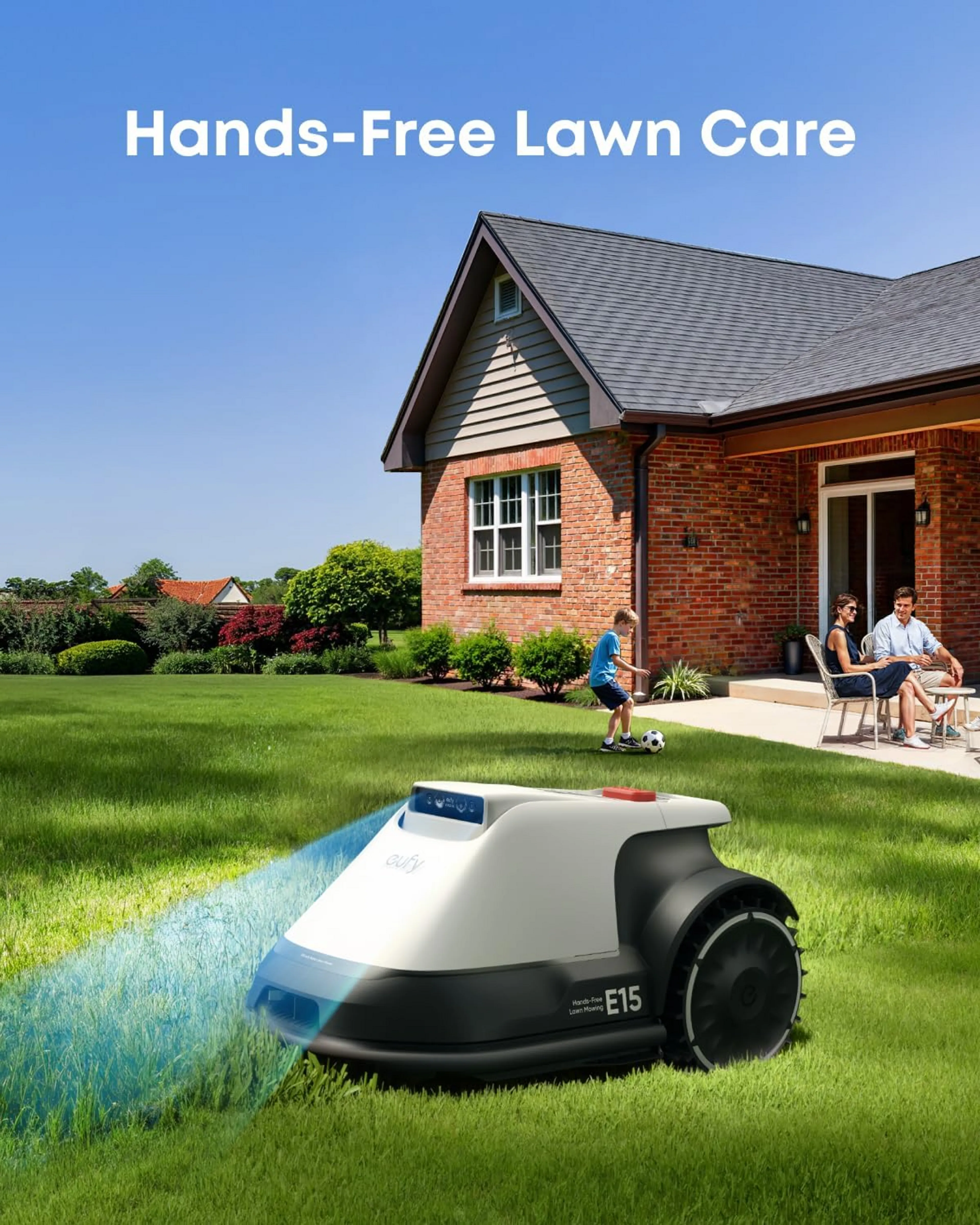 EUFY Cordless robot lawnmower E15 image