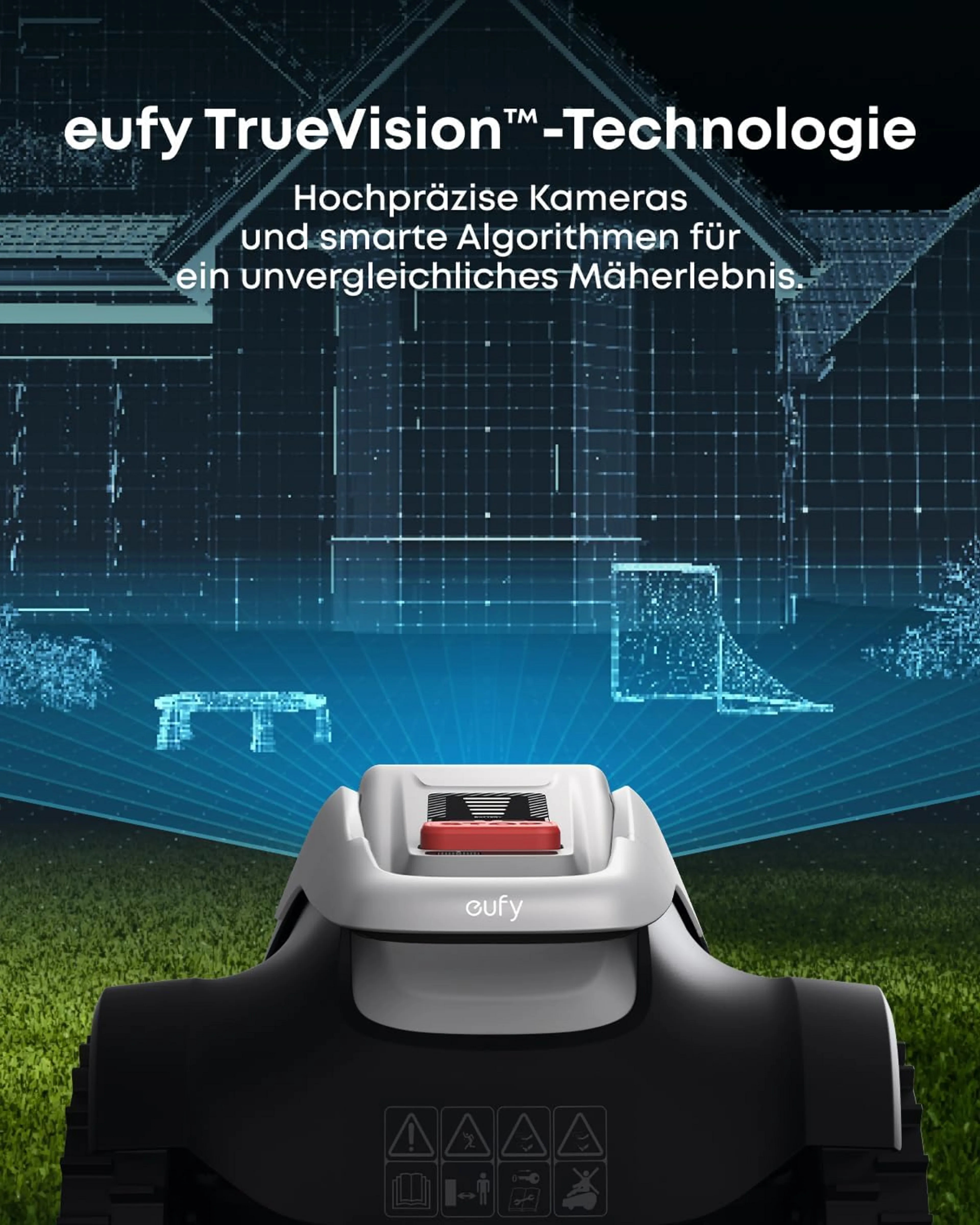 EUFY Akku-Rasenmäher-Roboter E15 image