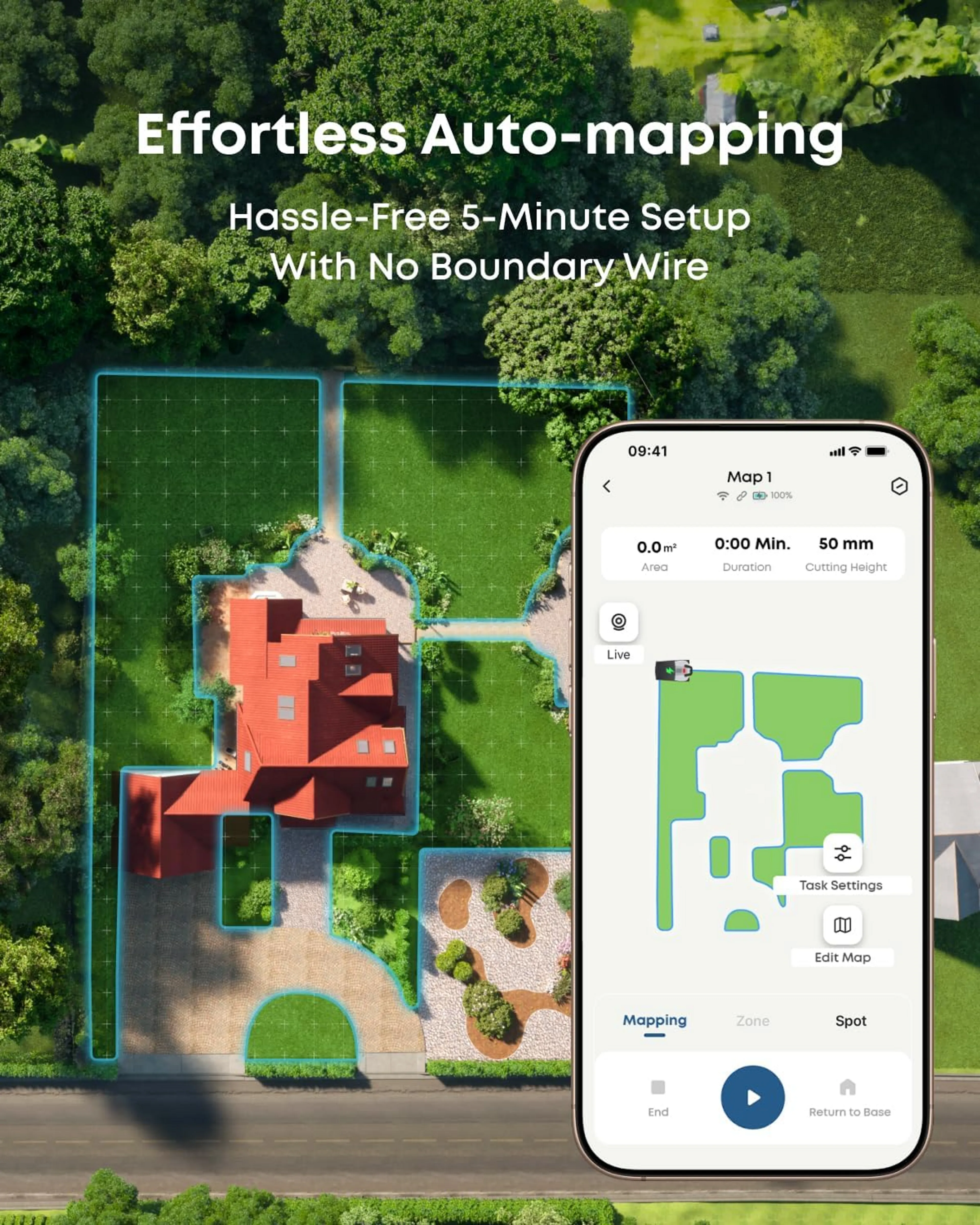 EUFY Cordless robot lawnmower E15 image