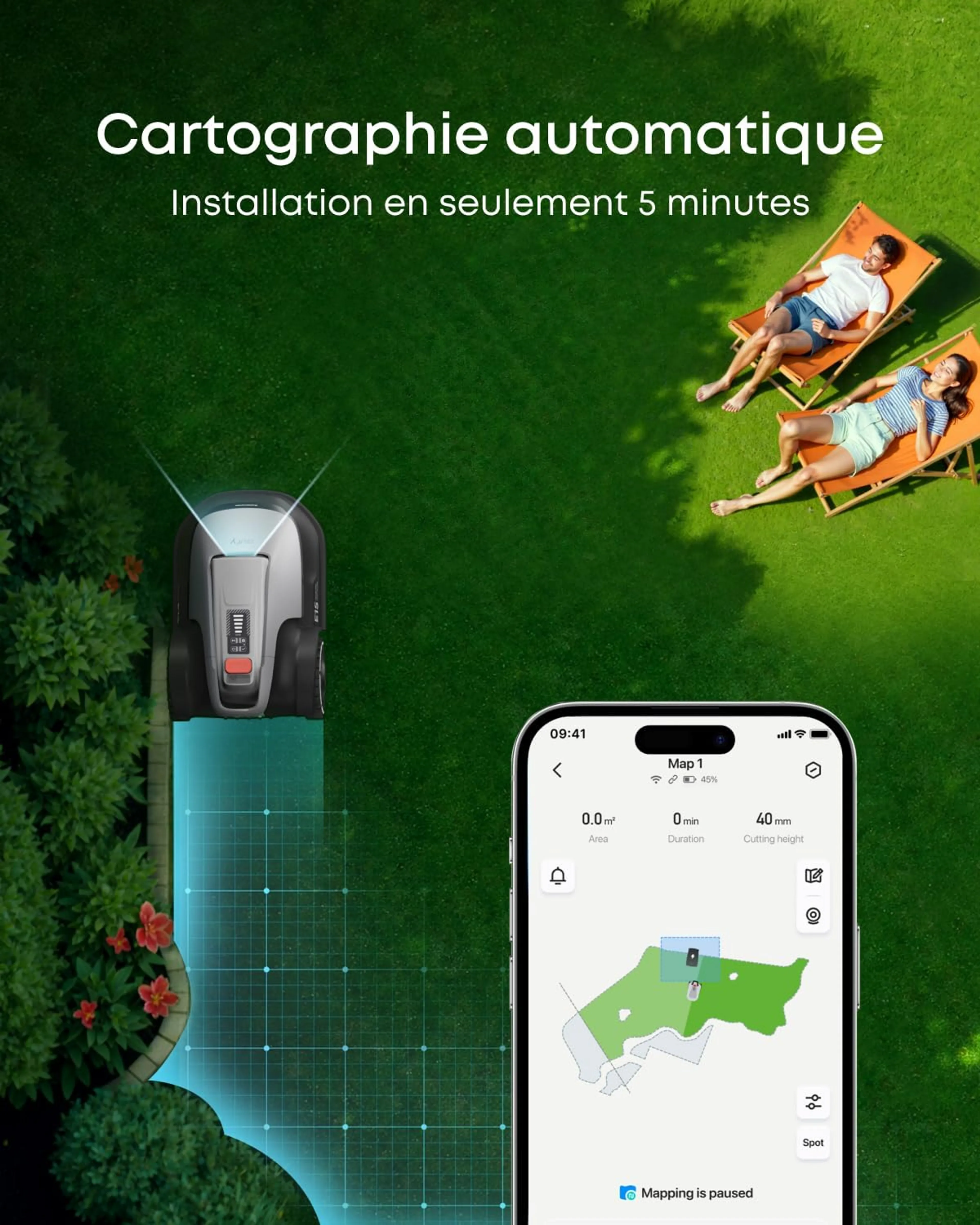 EUFY Tondeuse gazon robot sans fil E15 image