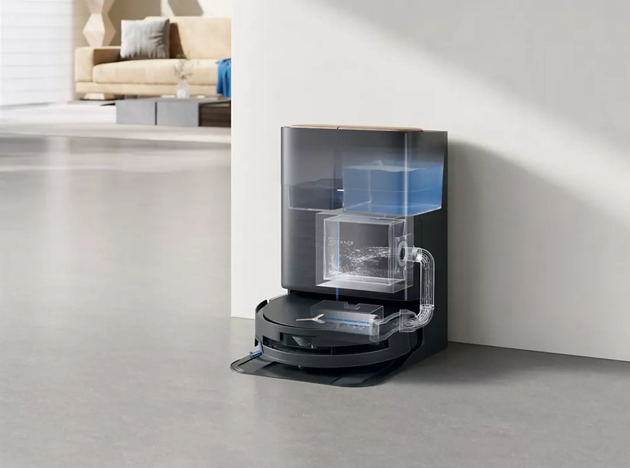 ECOVACS Robot vacuum cleaner Deebot X9 Pro Omni - Black image