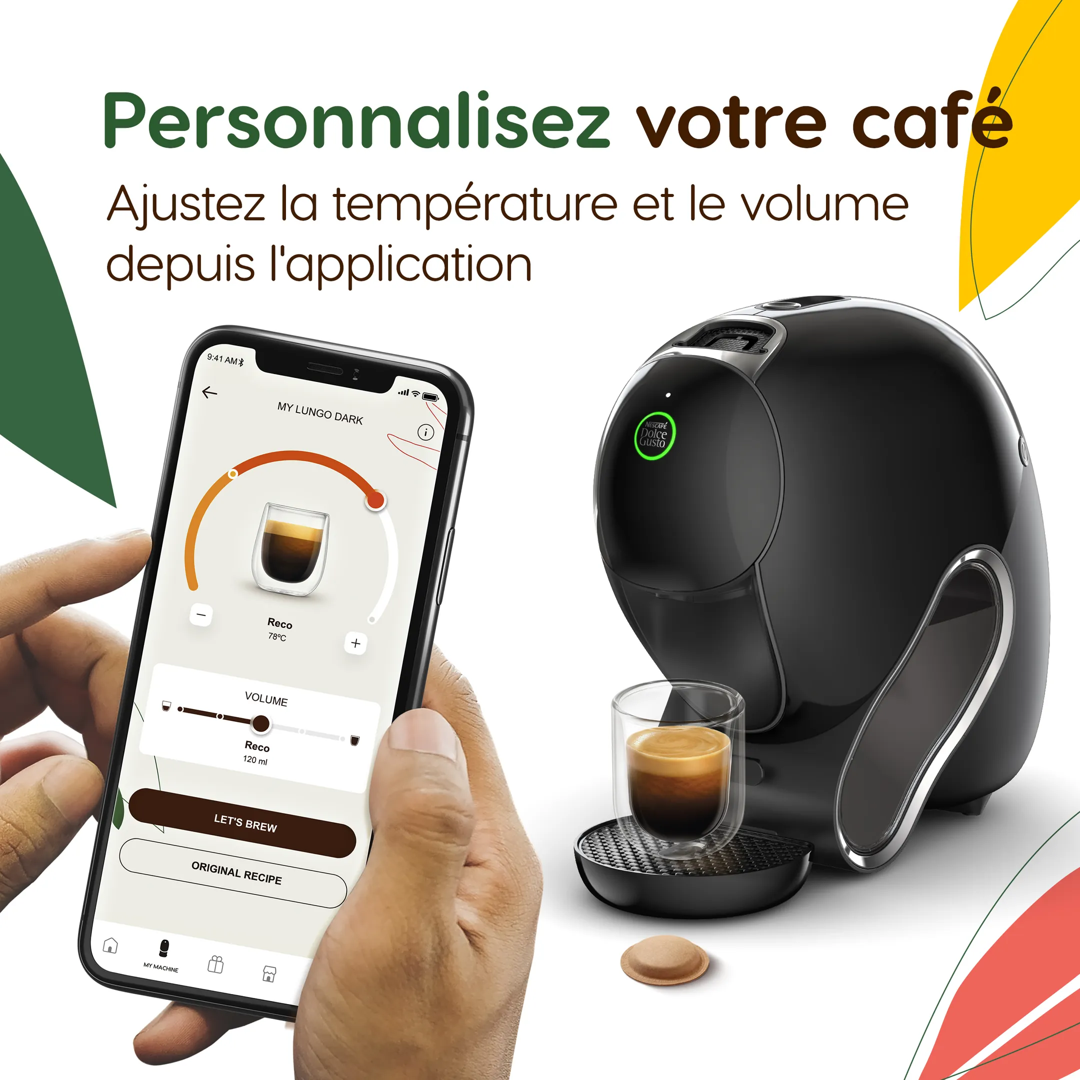 Krups Machine à café Nescafé Dolce Gusto NEO Caffé KP830810 - Noir image