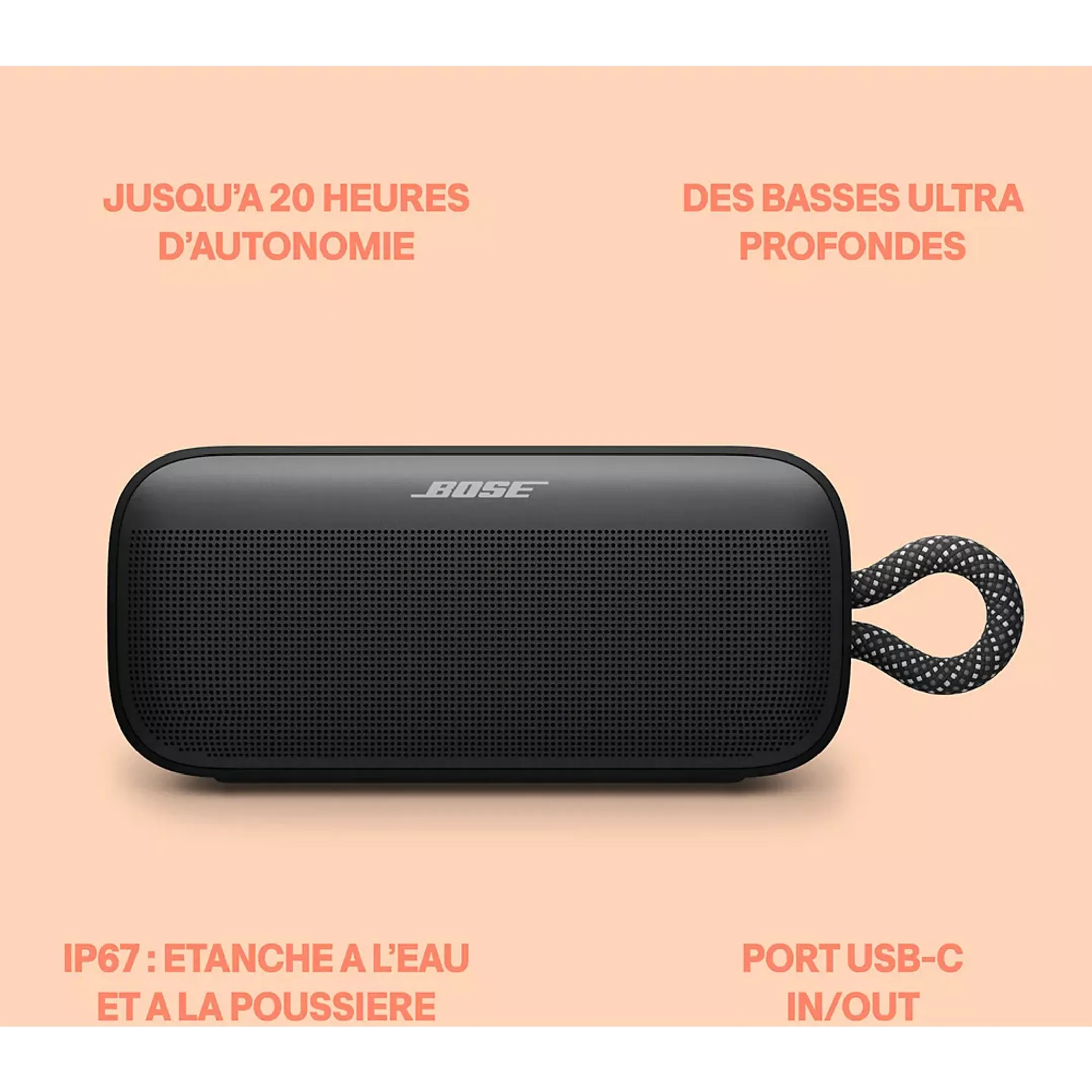 Bose Enceinte bluetooth SoundLink Plus - Noir image