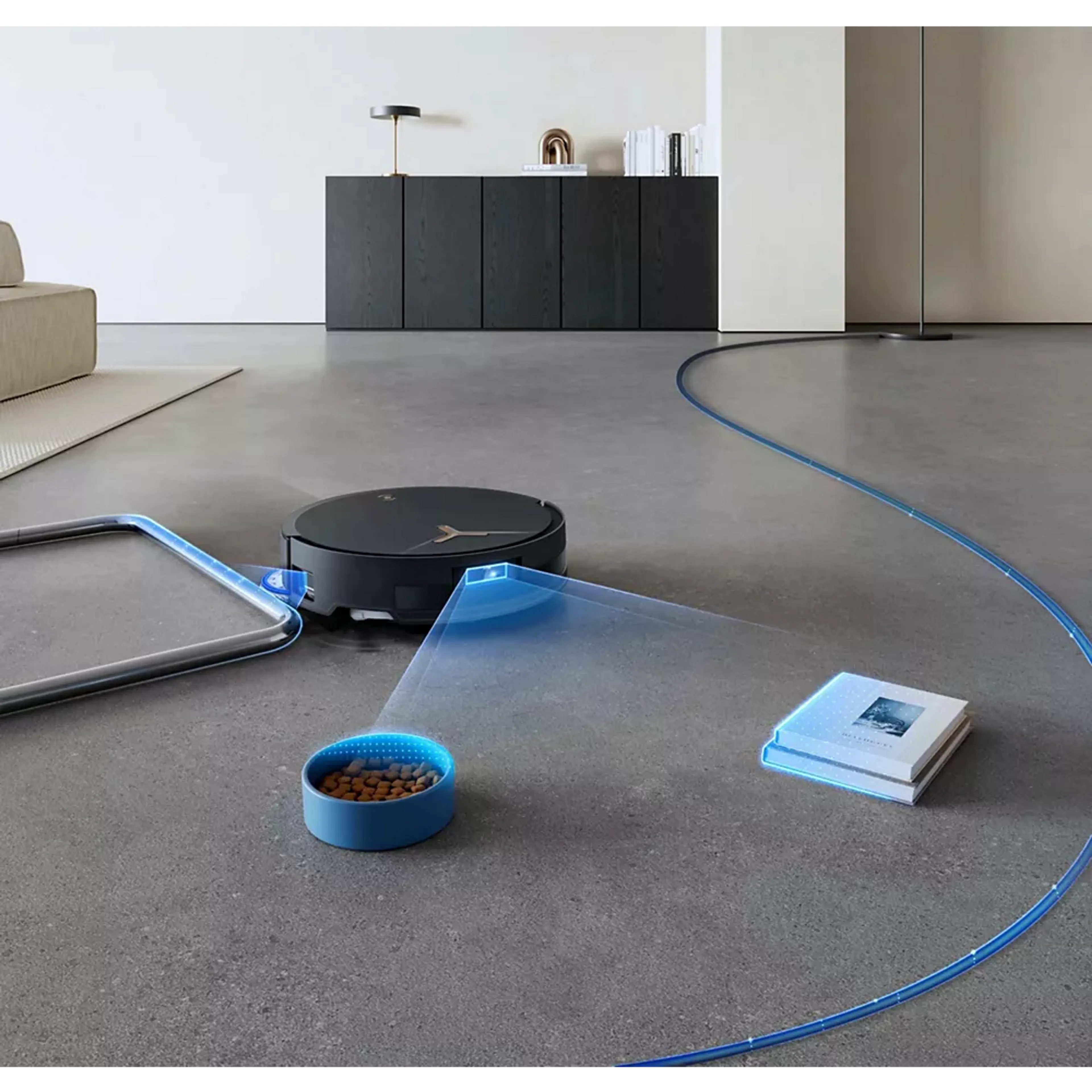 ECOVACS Robot vacuum cleaner Deebot T50 Max Pro Omni - Black image