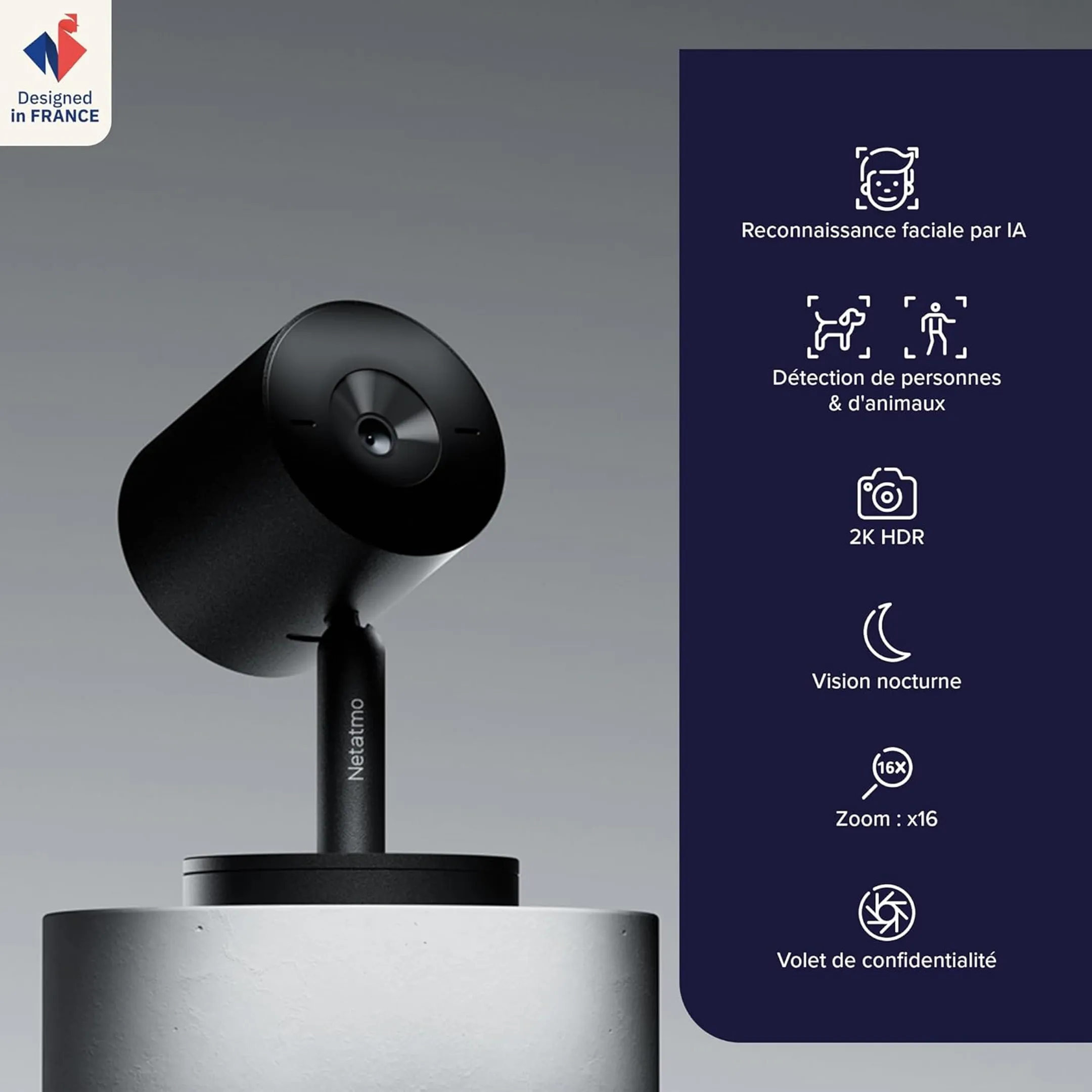 Netatmo Caméra de surveillance intérieur Advance - Blanc image