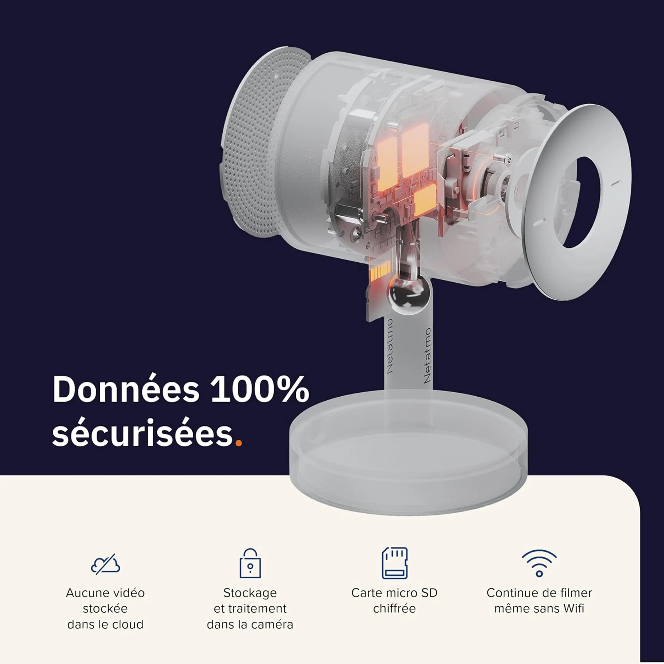 Netatmo Caméra de surveillance intérieur Advance - Blanc image