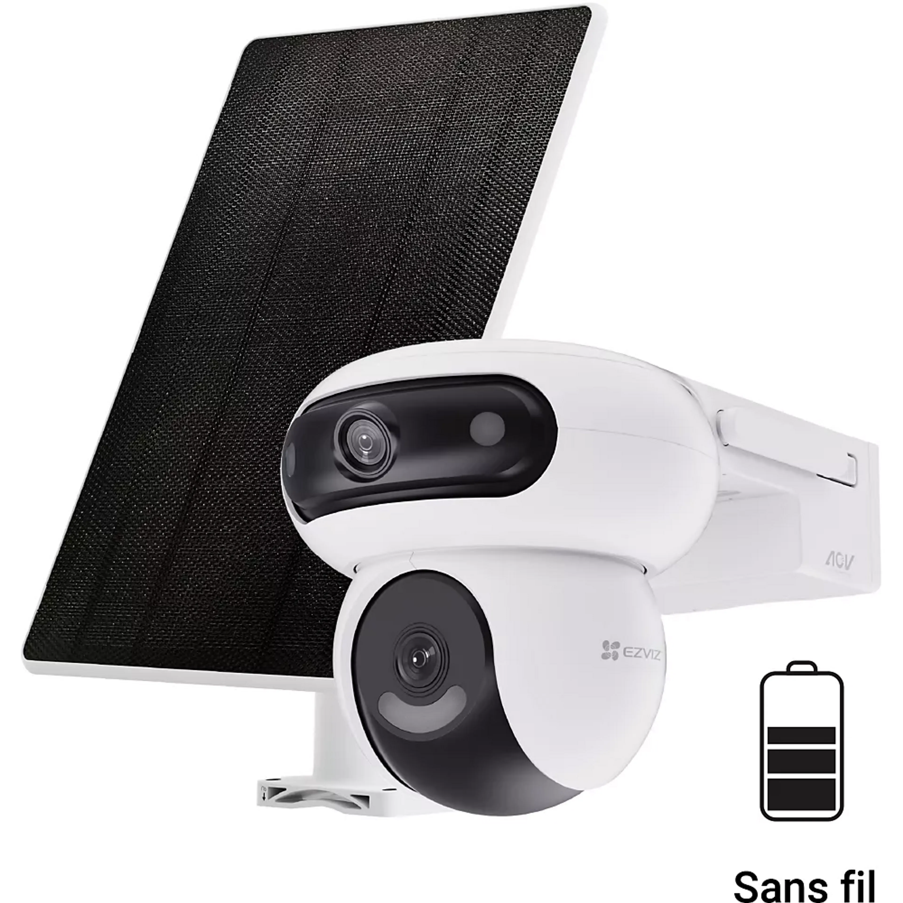 Ezviz Caméra de surveillance HB90 + Panneau solaire 8W image